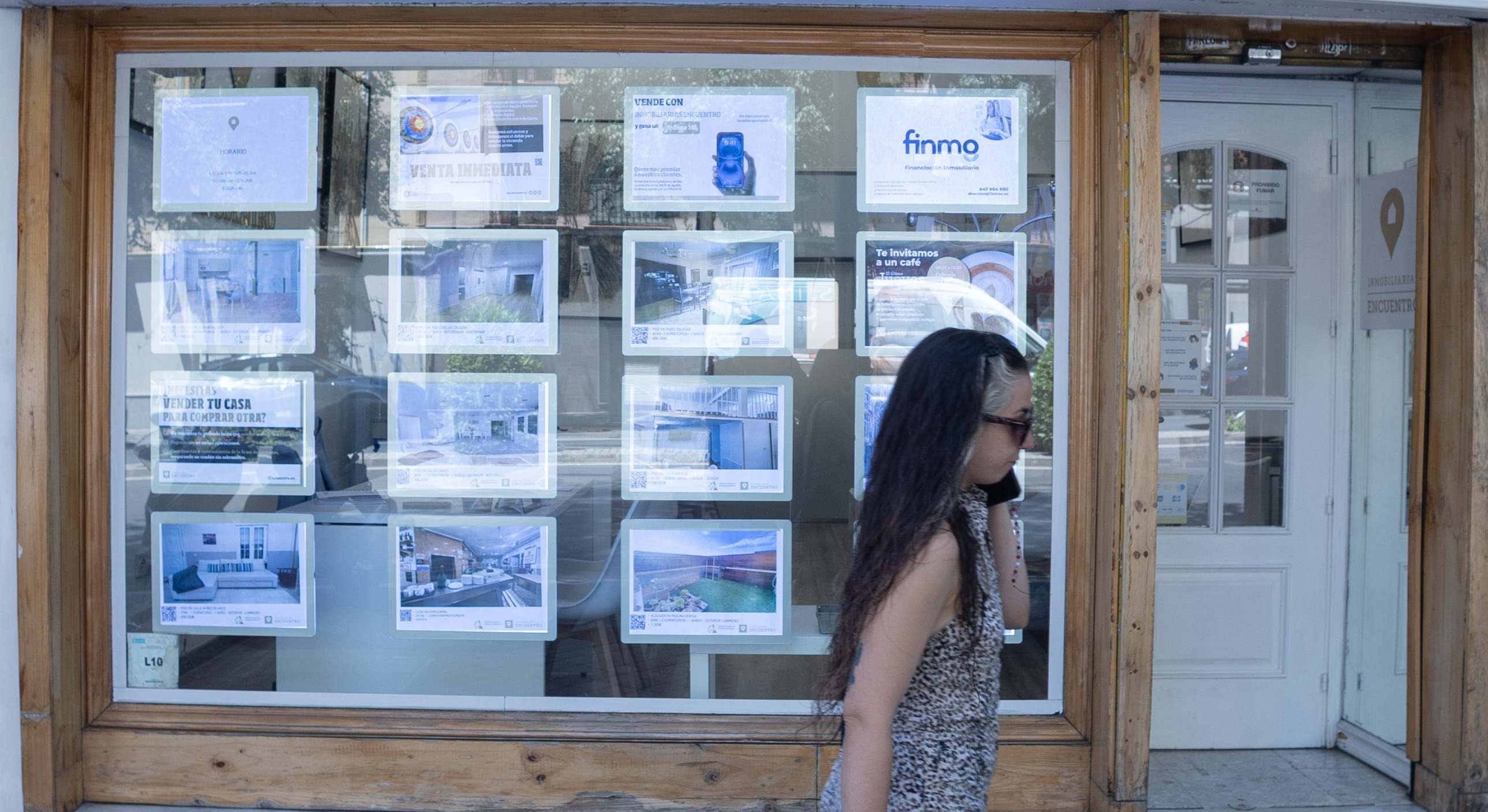 Escaparate de una inmobiliaria