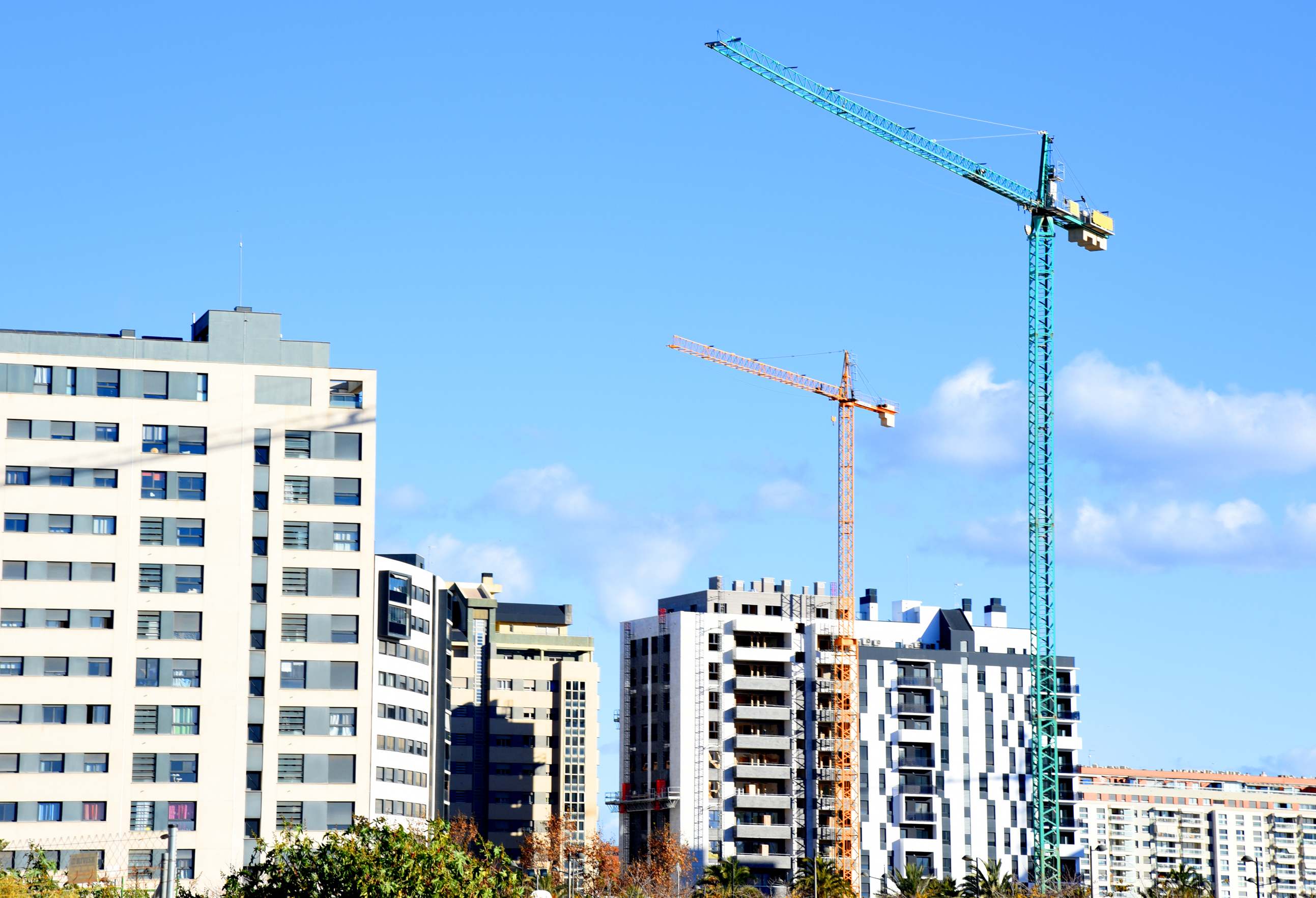 Viviendas en construcción 