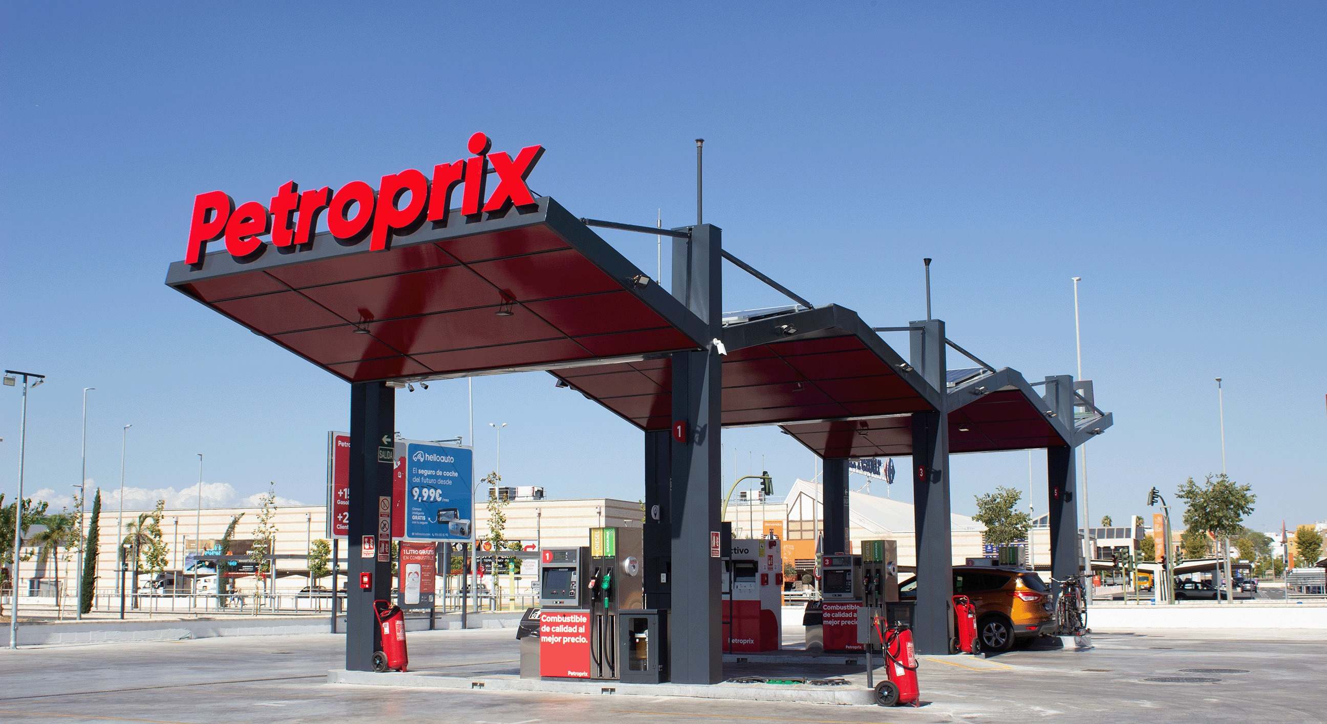 Una gasolinera de Petroprix. eE