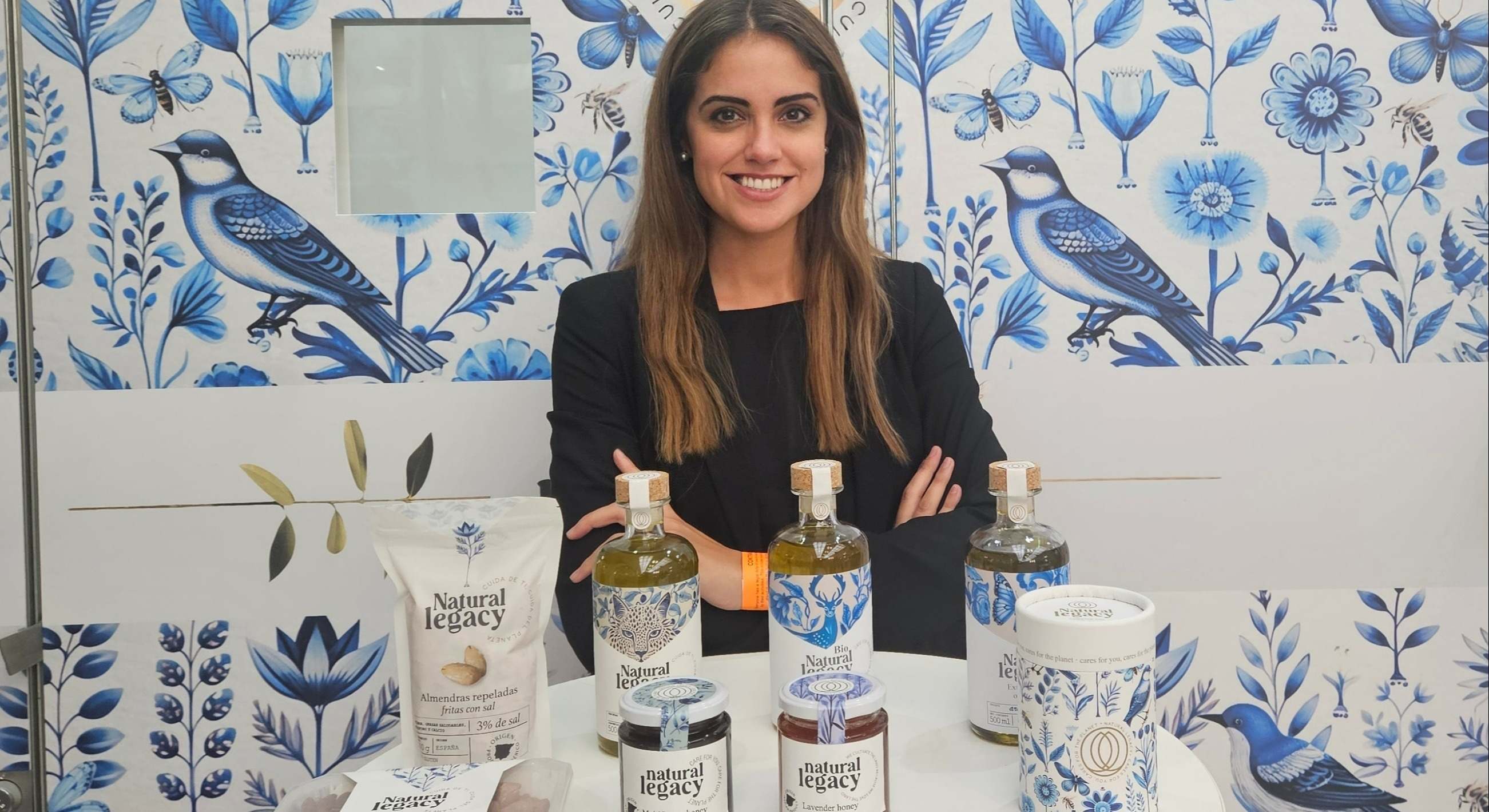 Myriam Giganto, en el lanzamiento de la marca Natural Legacy. EE