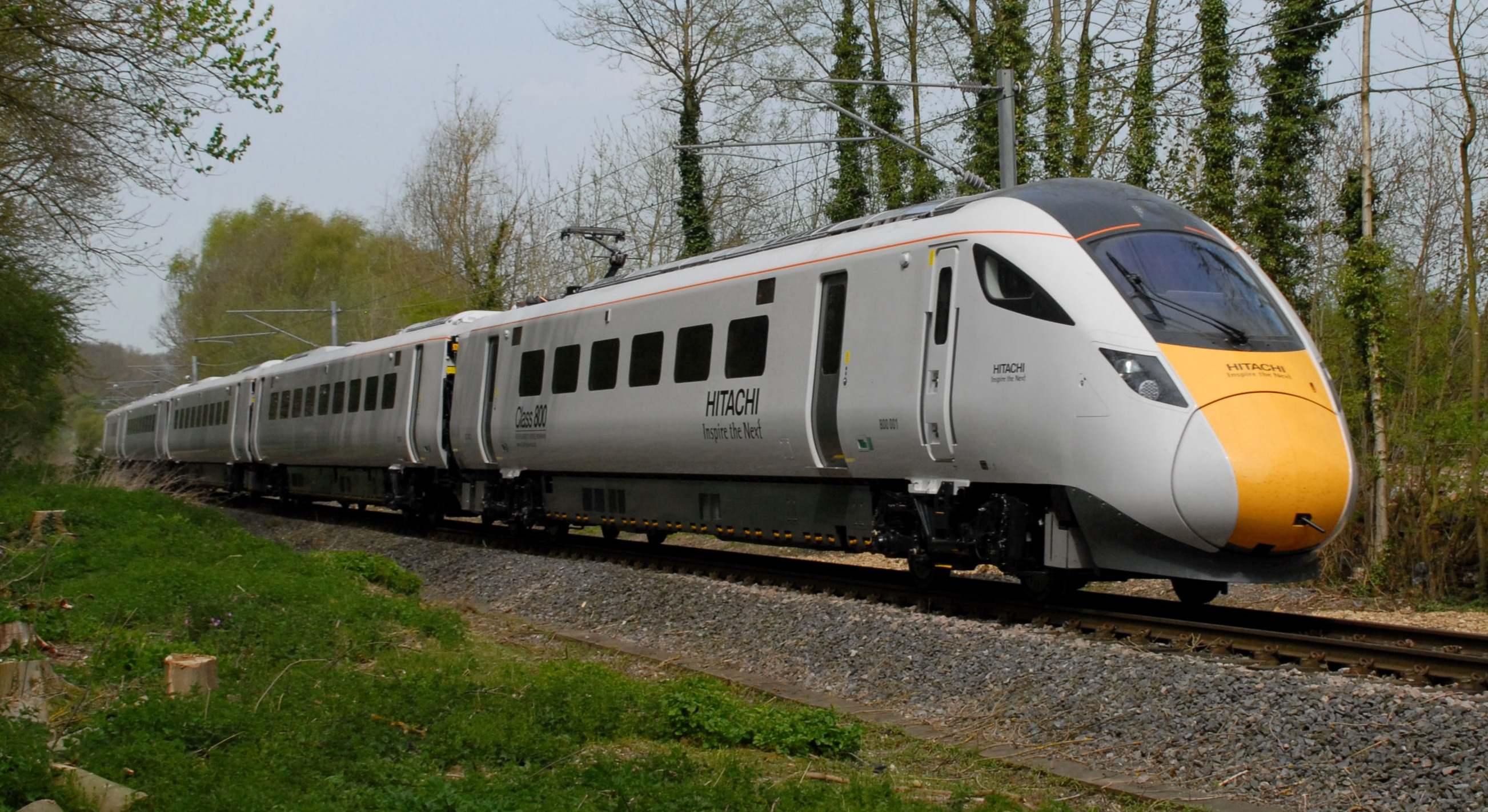 Tren de Hitachi en pruebas. / Hitachi Rail