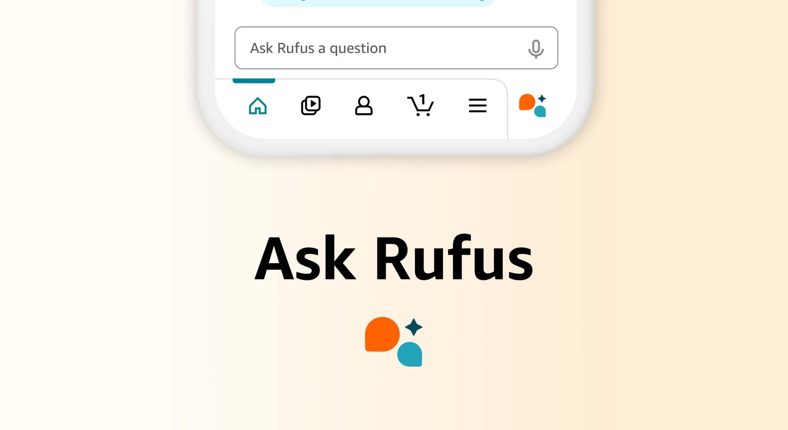 El 'chatbot' de la 'app' de Amazon, Rufus.