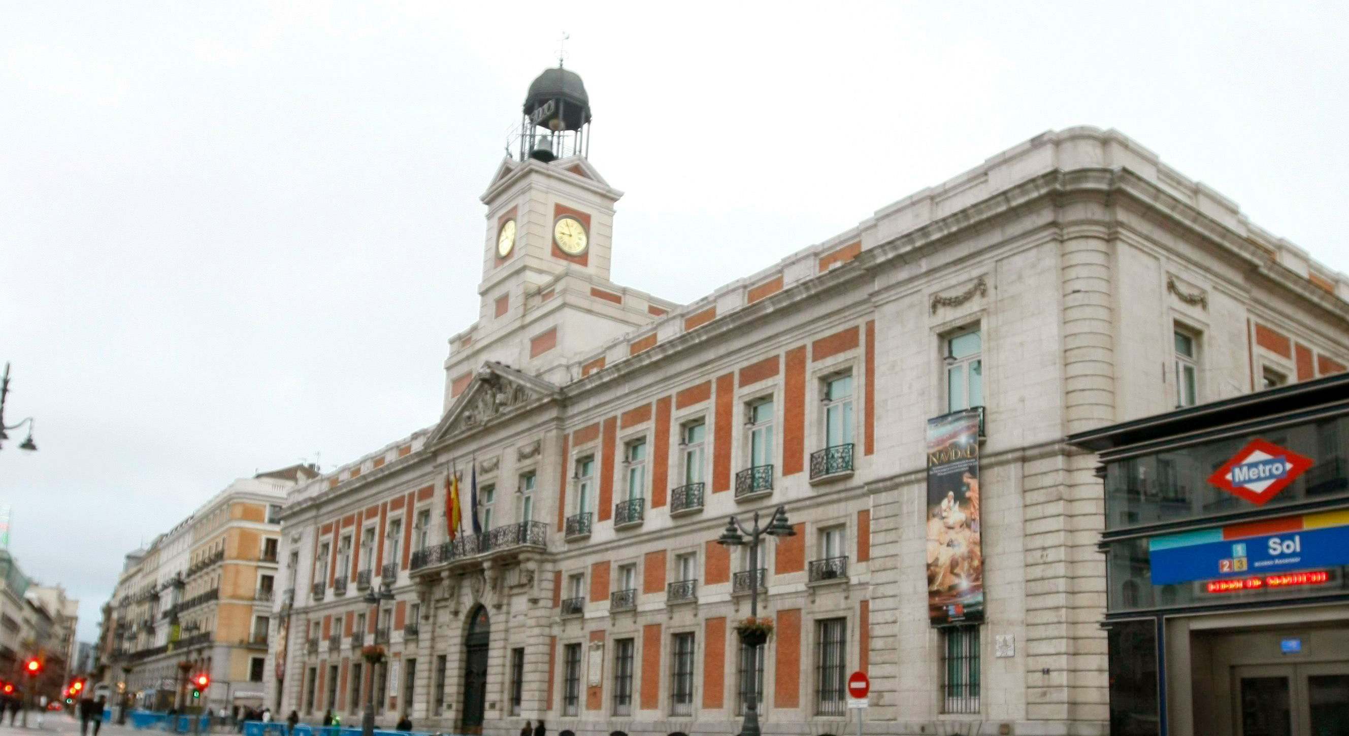 Real Casa de Correos, ubicada en la Puerta del Sol