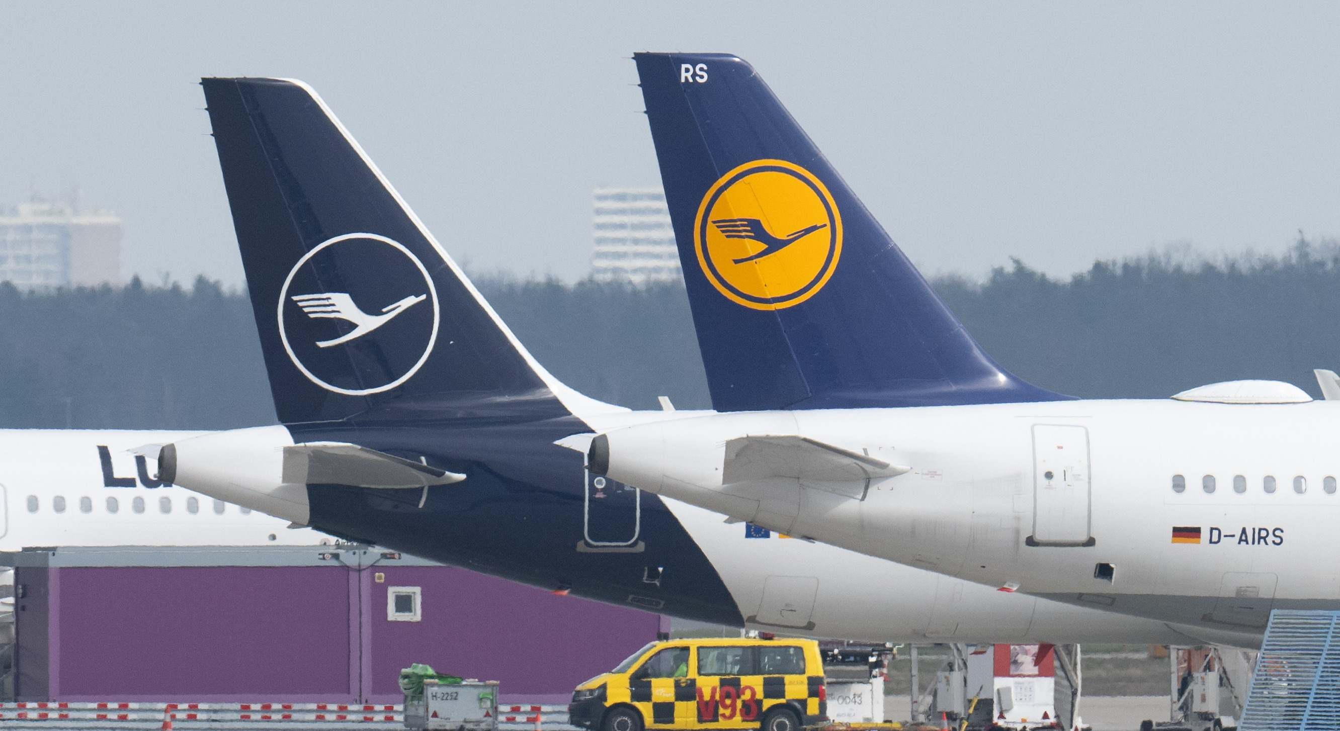 Aviones de Lufthansa.