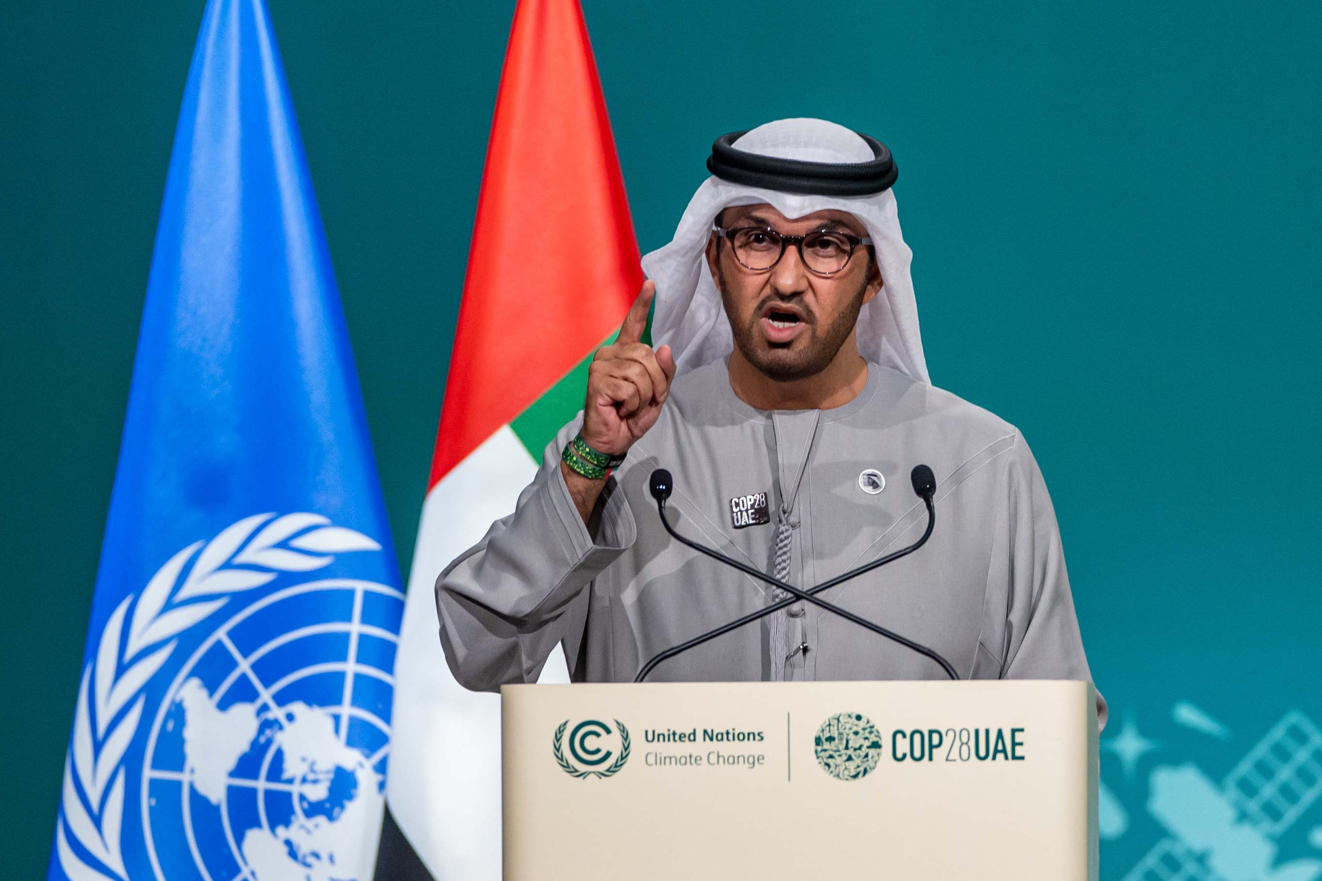 Al Jaber en una intervención