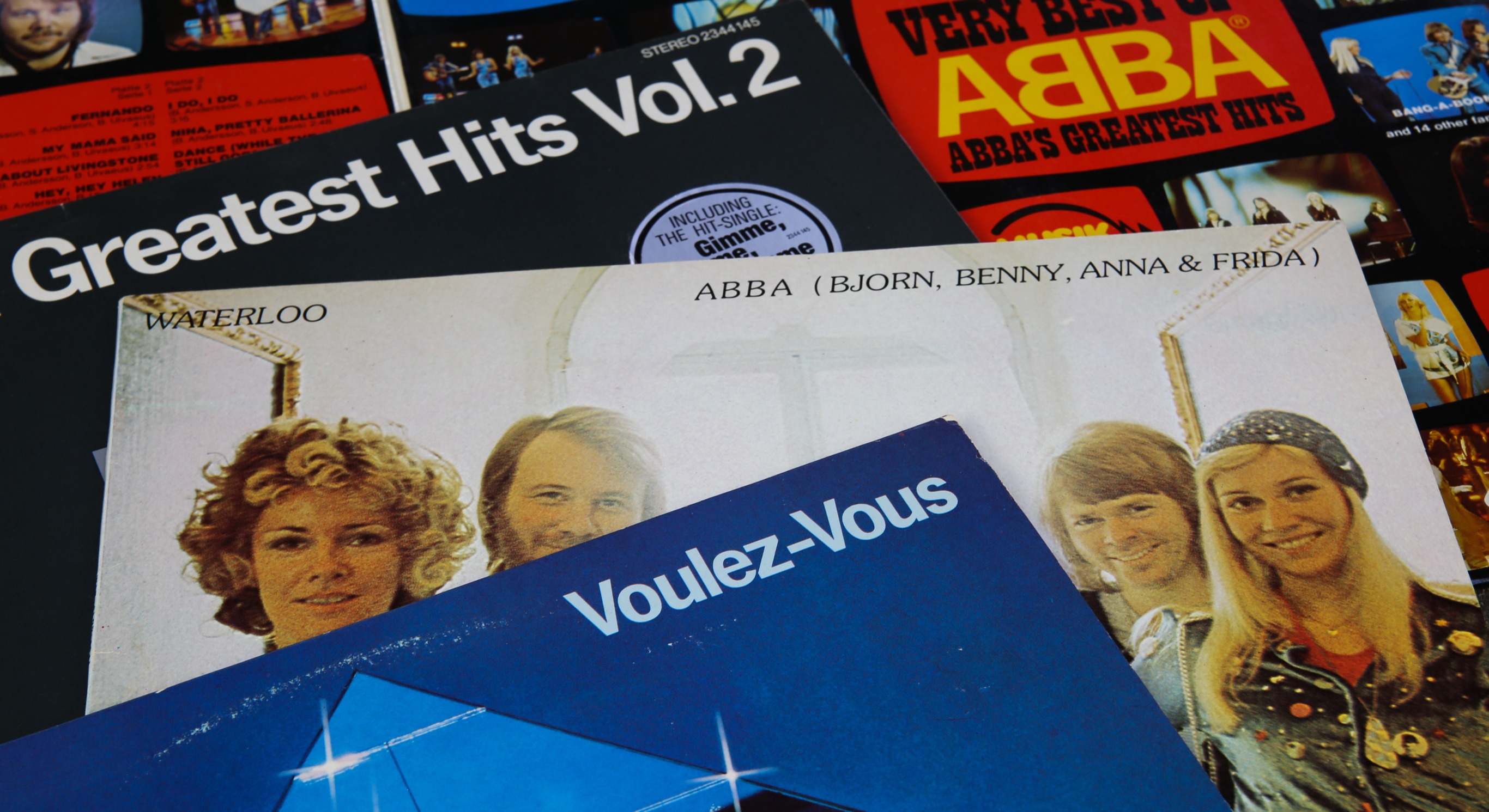 Caratulas de los vinilos de ABBA