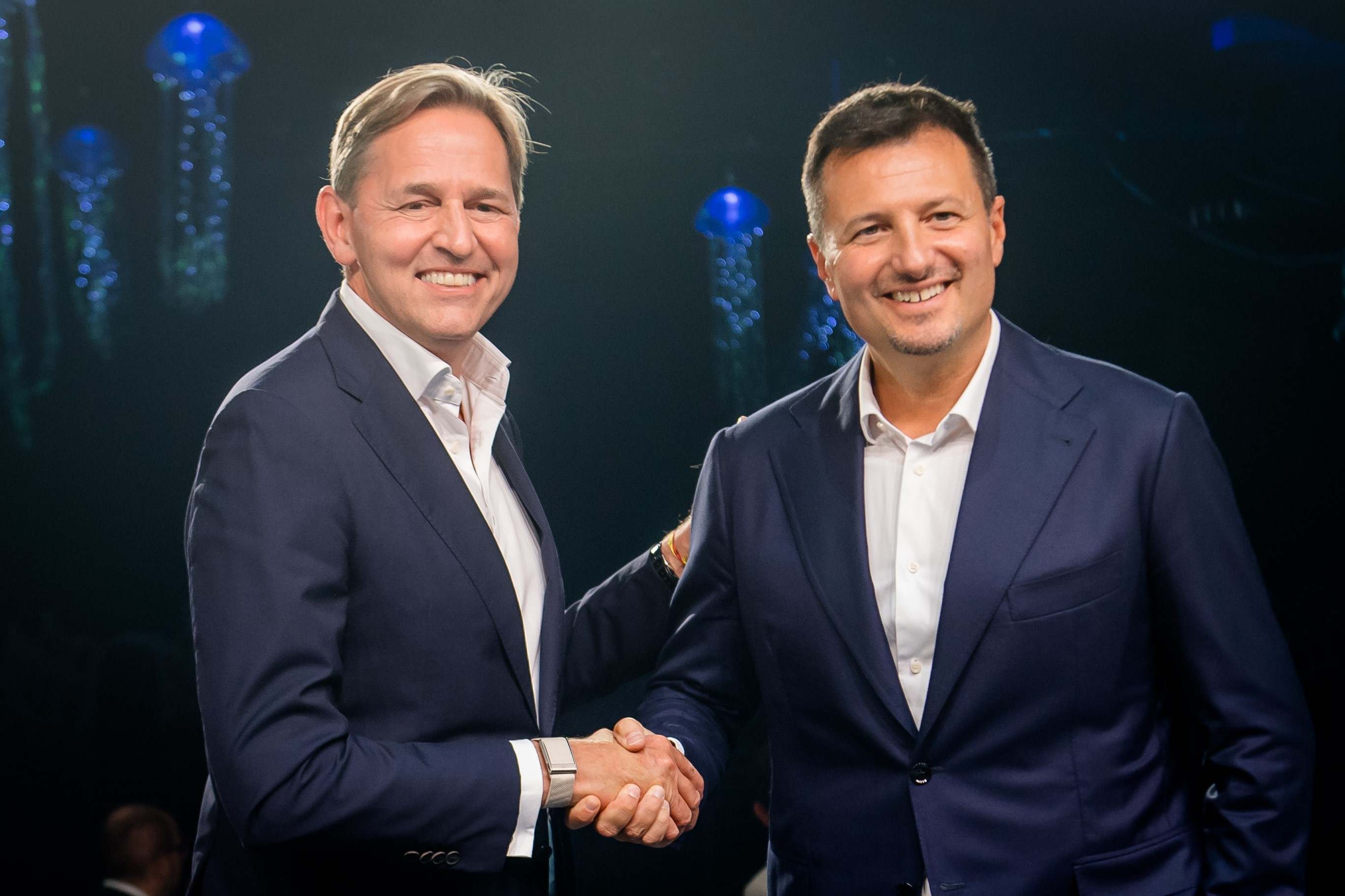 Huibert Vigeveno, nuevo CEO de grupo Met, y Benjamin Lakatos, presidente ejecutivo