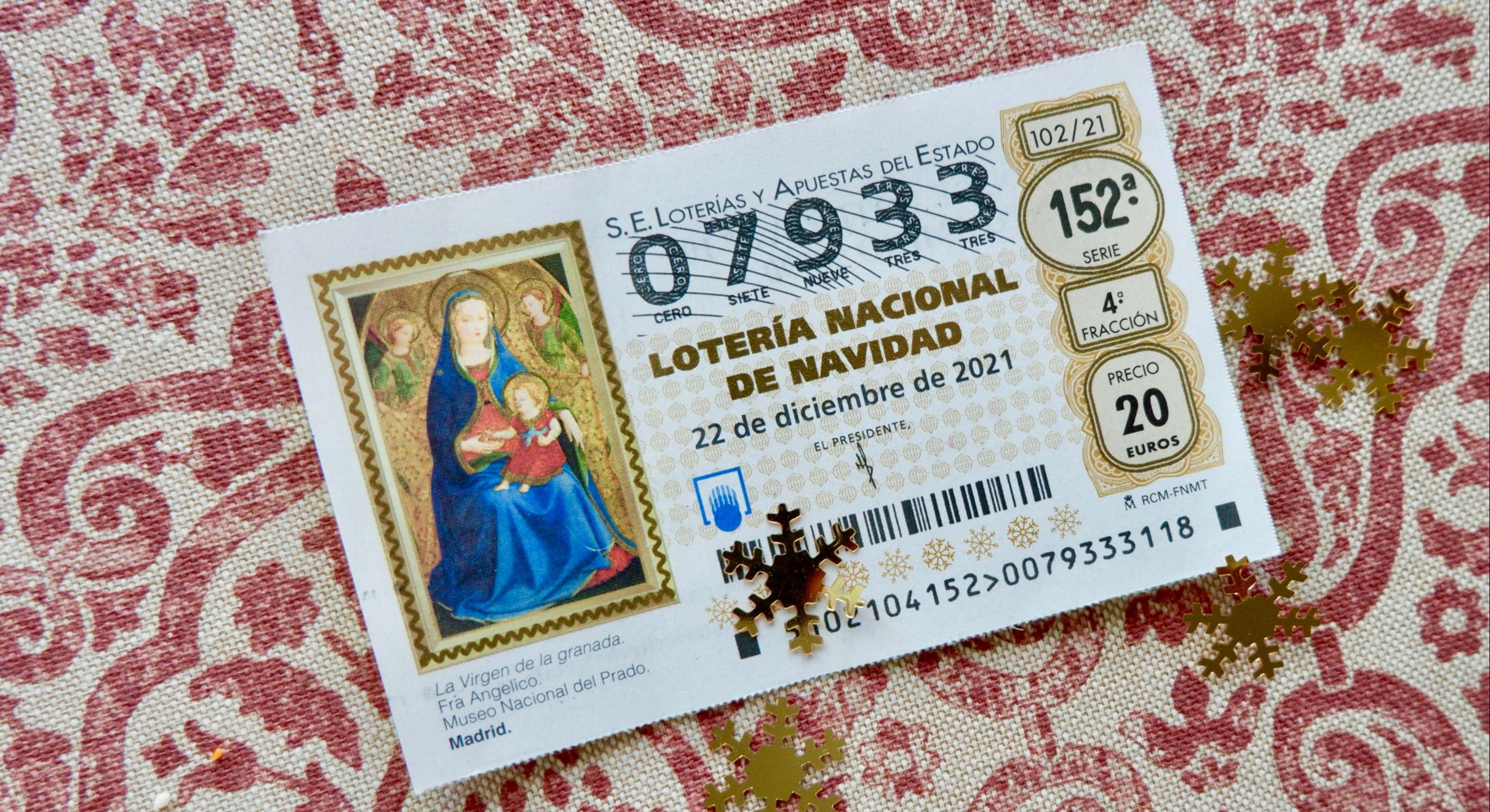 Décimo de Lotería de Navidad. / Foto: Dreamstime
