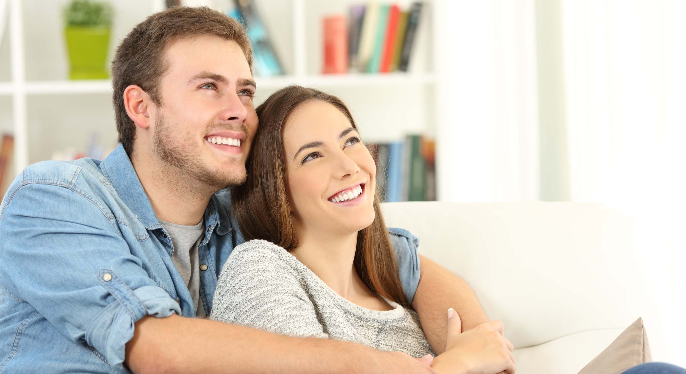 Imagen de recurso de una pareja que vive de alquiler.