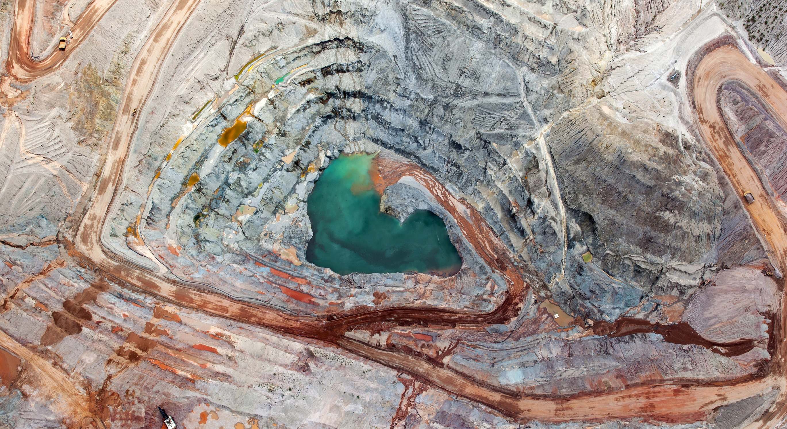 Mina de cobre al aire libre