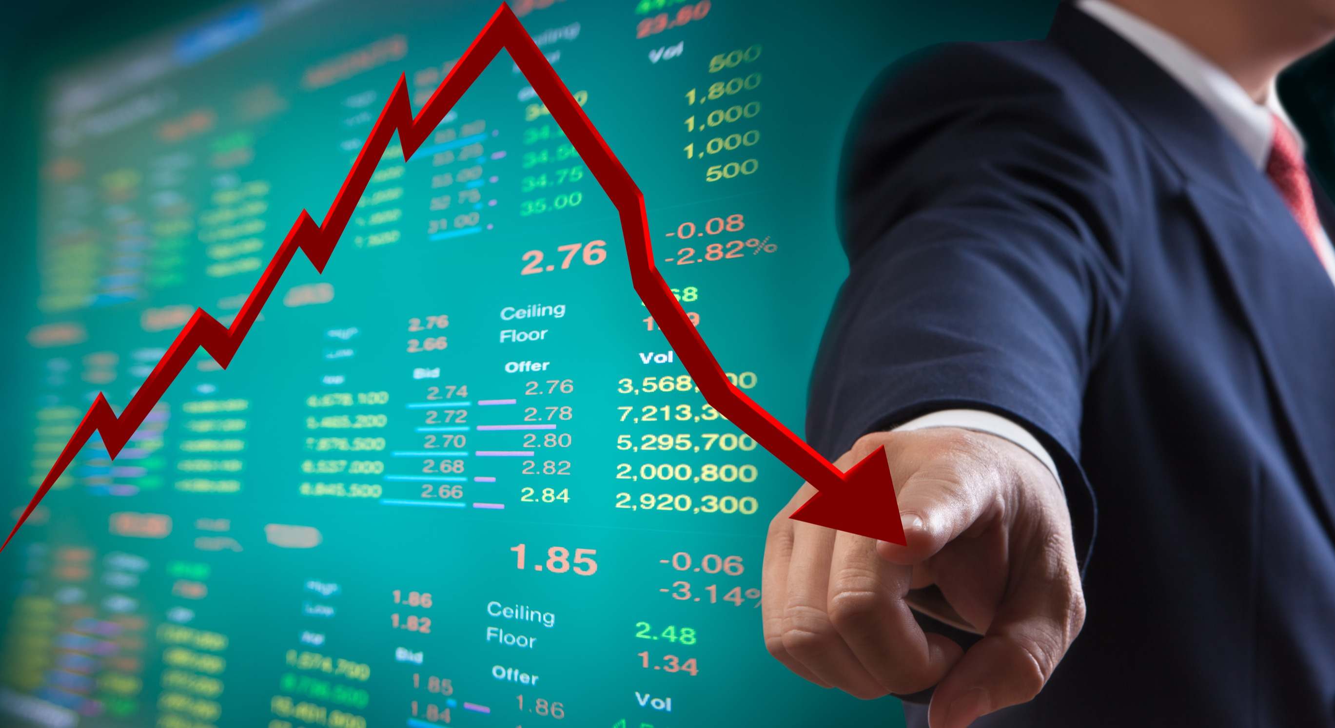 Caídas en bolsa