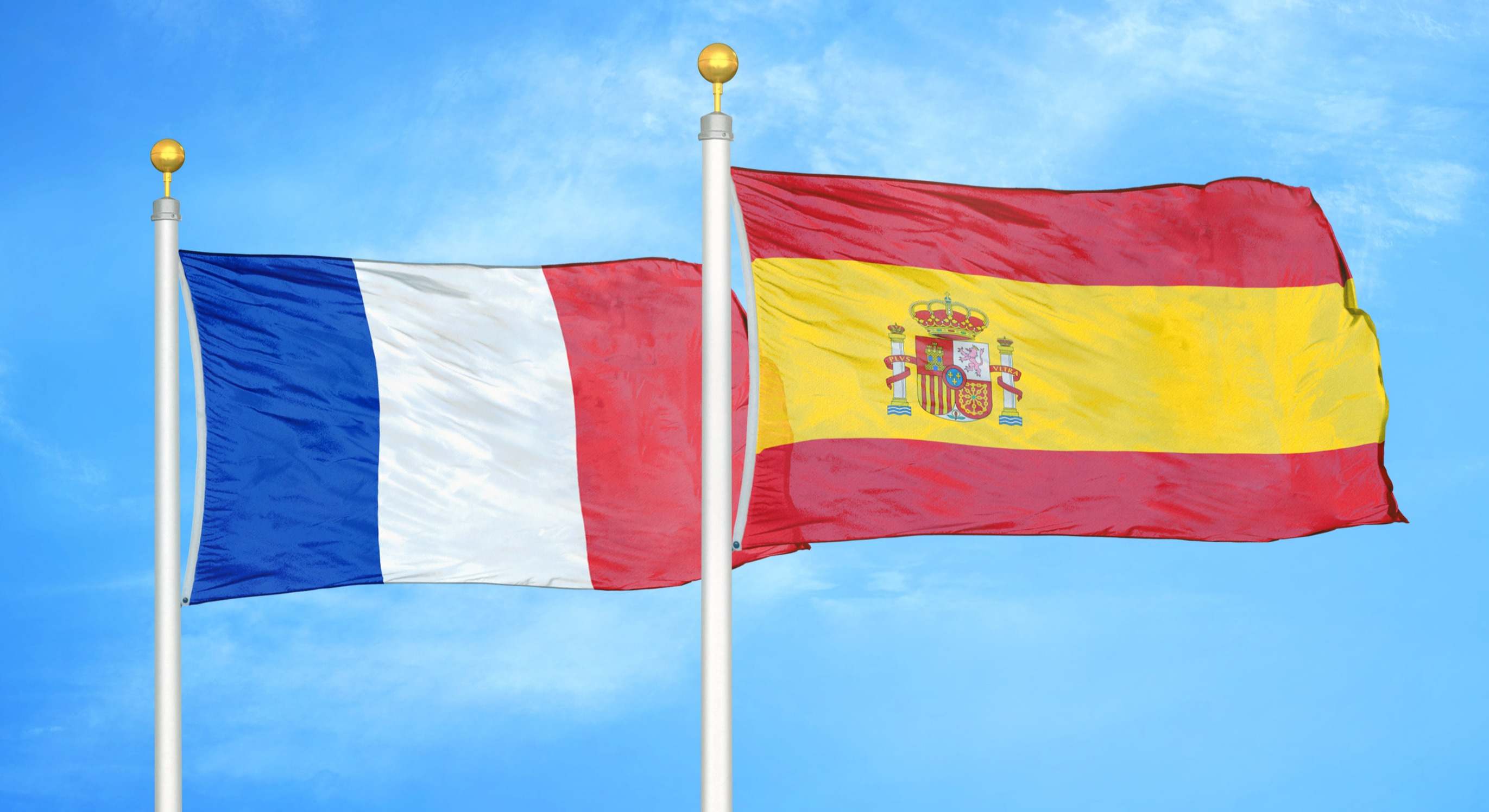 banderas-francia-espana