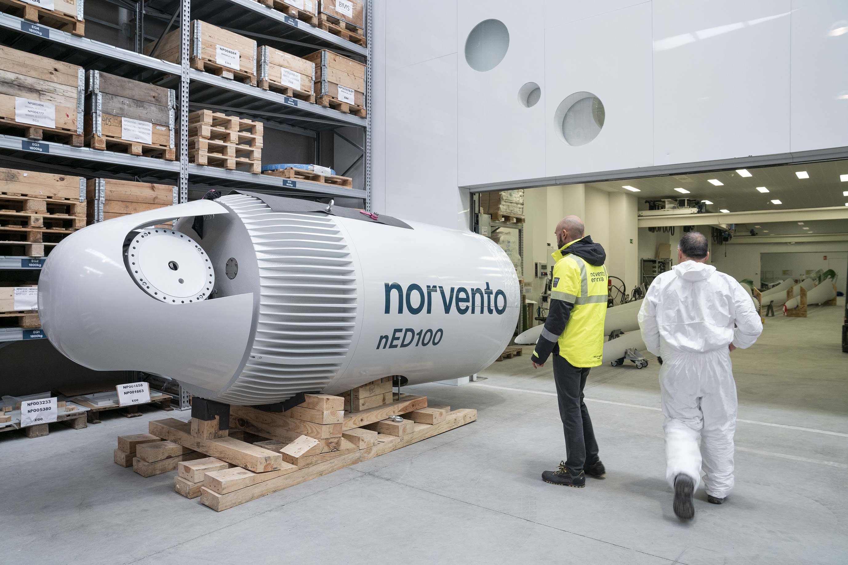 Eólicos renovables que le empresa Norvento pondrá en marcha el la Isla de Corvo (Azores).