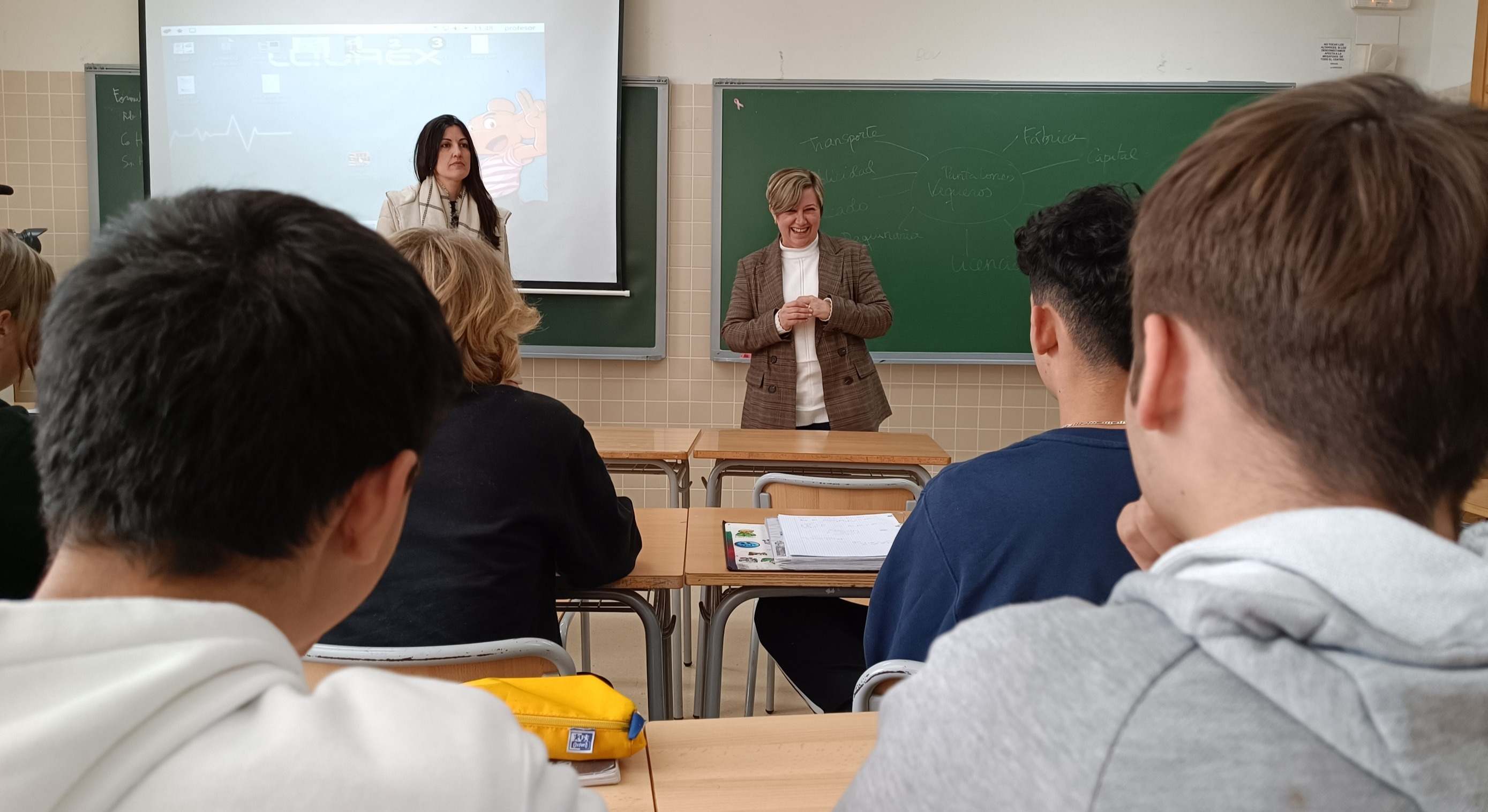 Un aula de un centro educativo valenciano.
