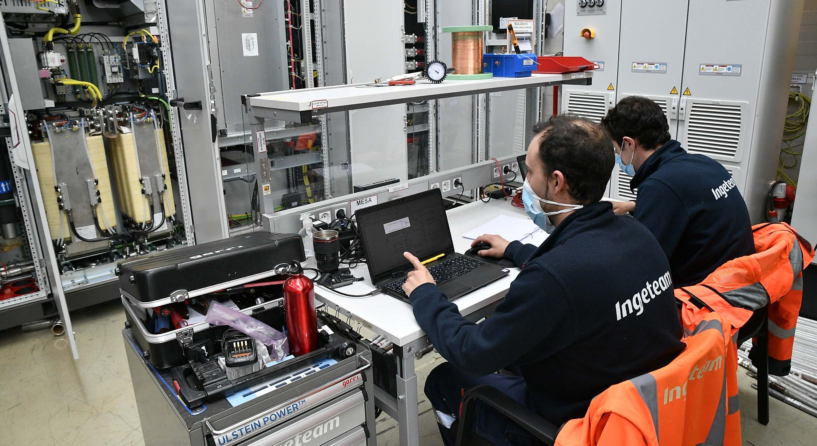 Trabajadores de Ingeteam.
