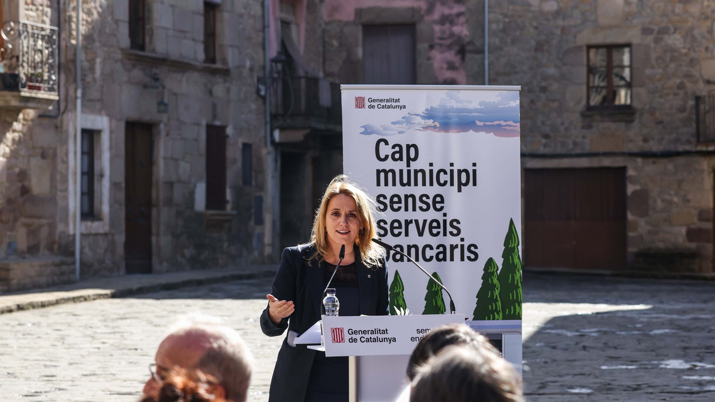 La consejera Natàlia Mas en la presentación del servicio