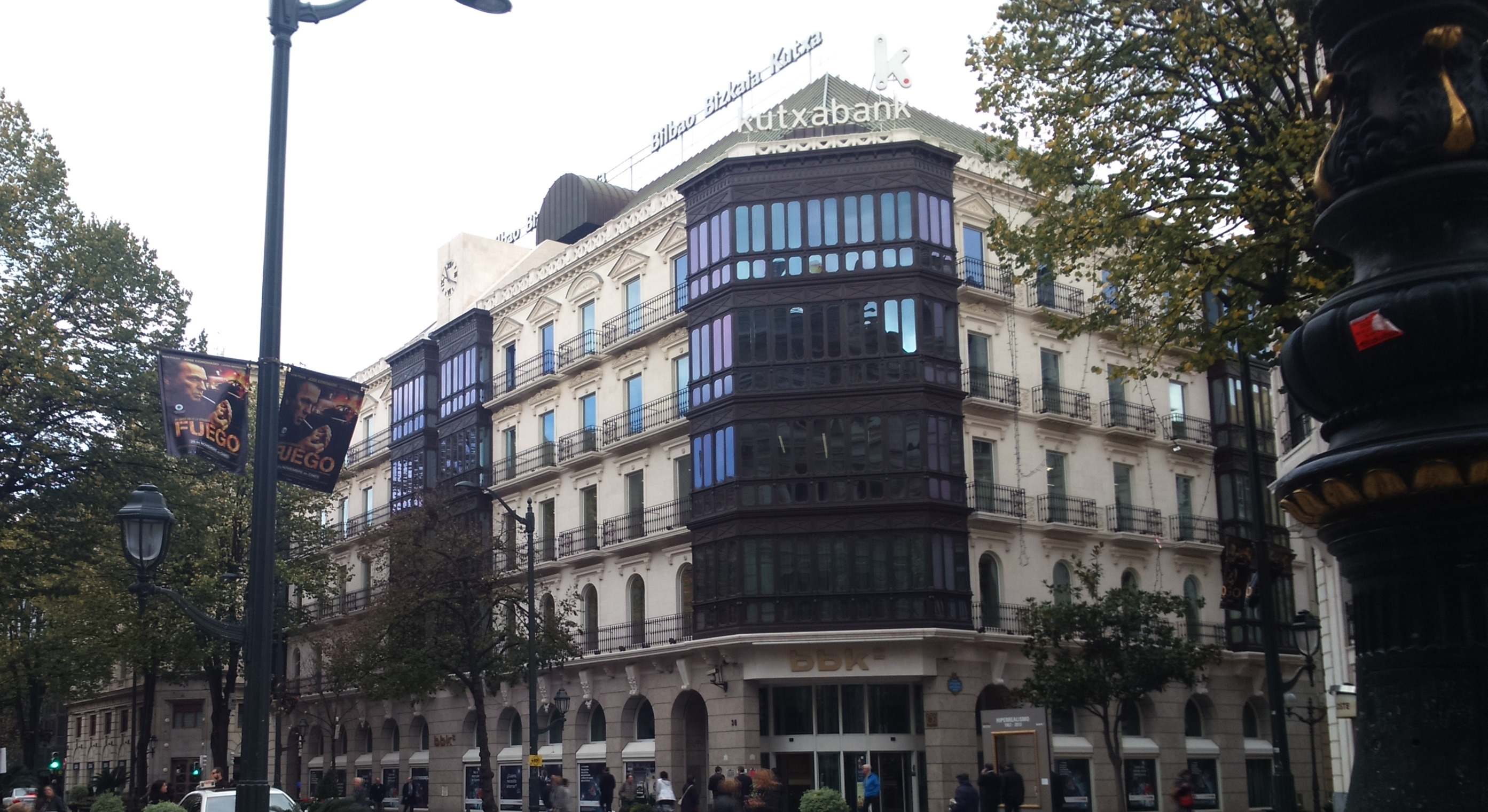 Kutxabank sede en Bilbao.