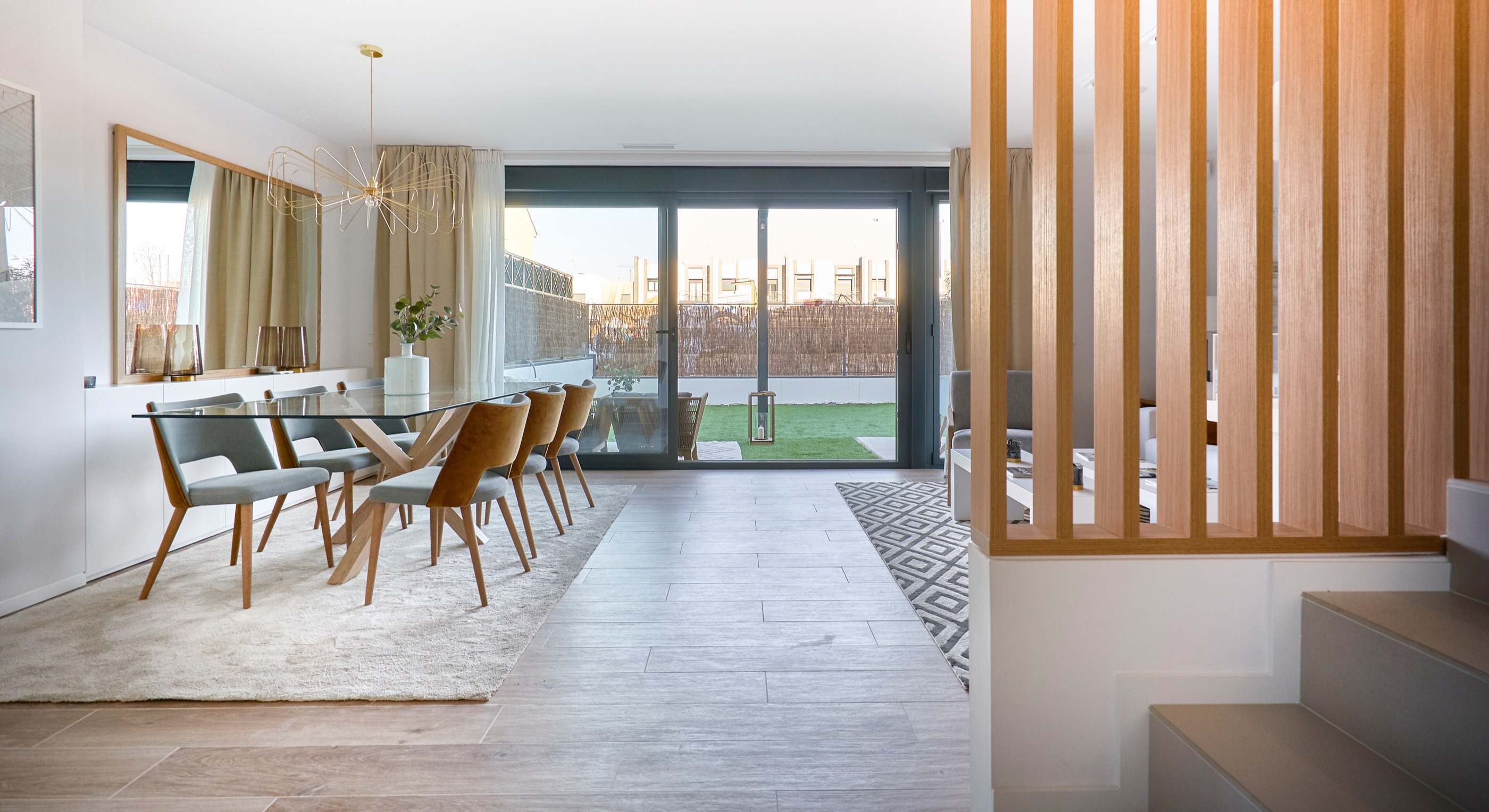 Interior de una vivienda industrializada de AEDAS Homes en Torrejón de Ardoz
