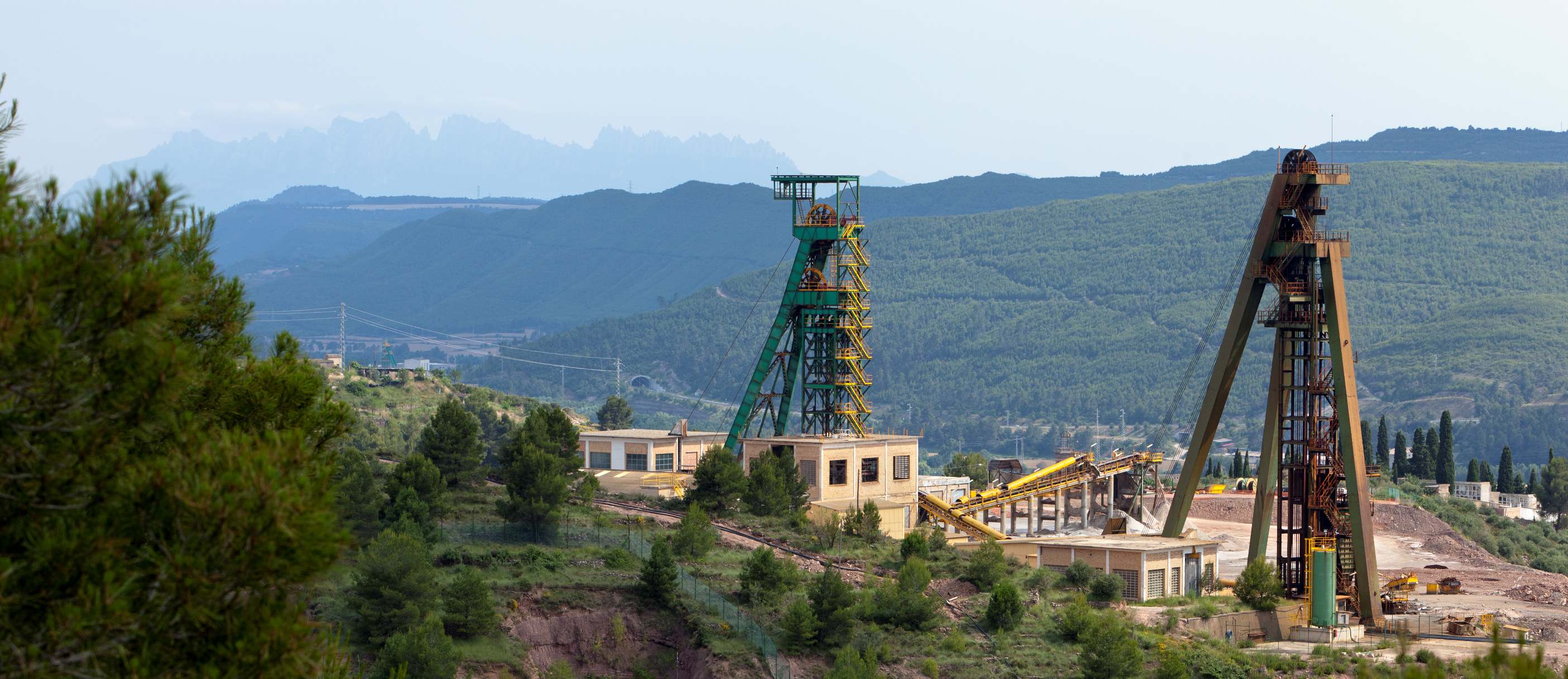 Minas de Iberpotash en Sallent (Barcelona). EE