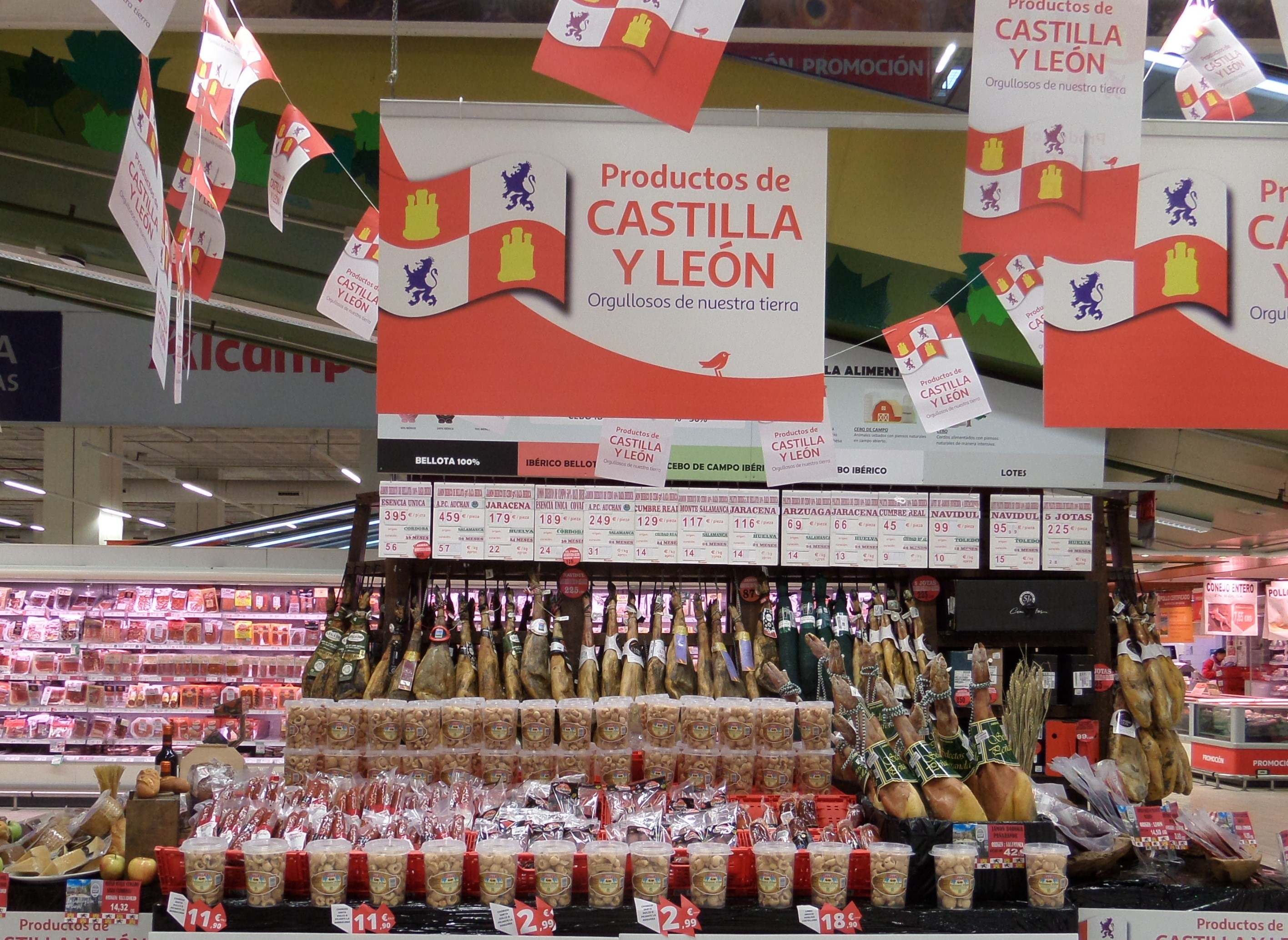 Promoción de productos de Castilla y León en Alcampo