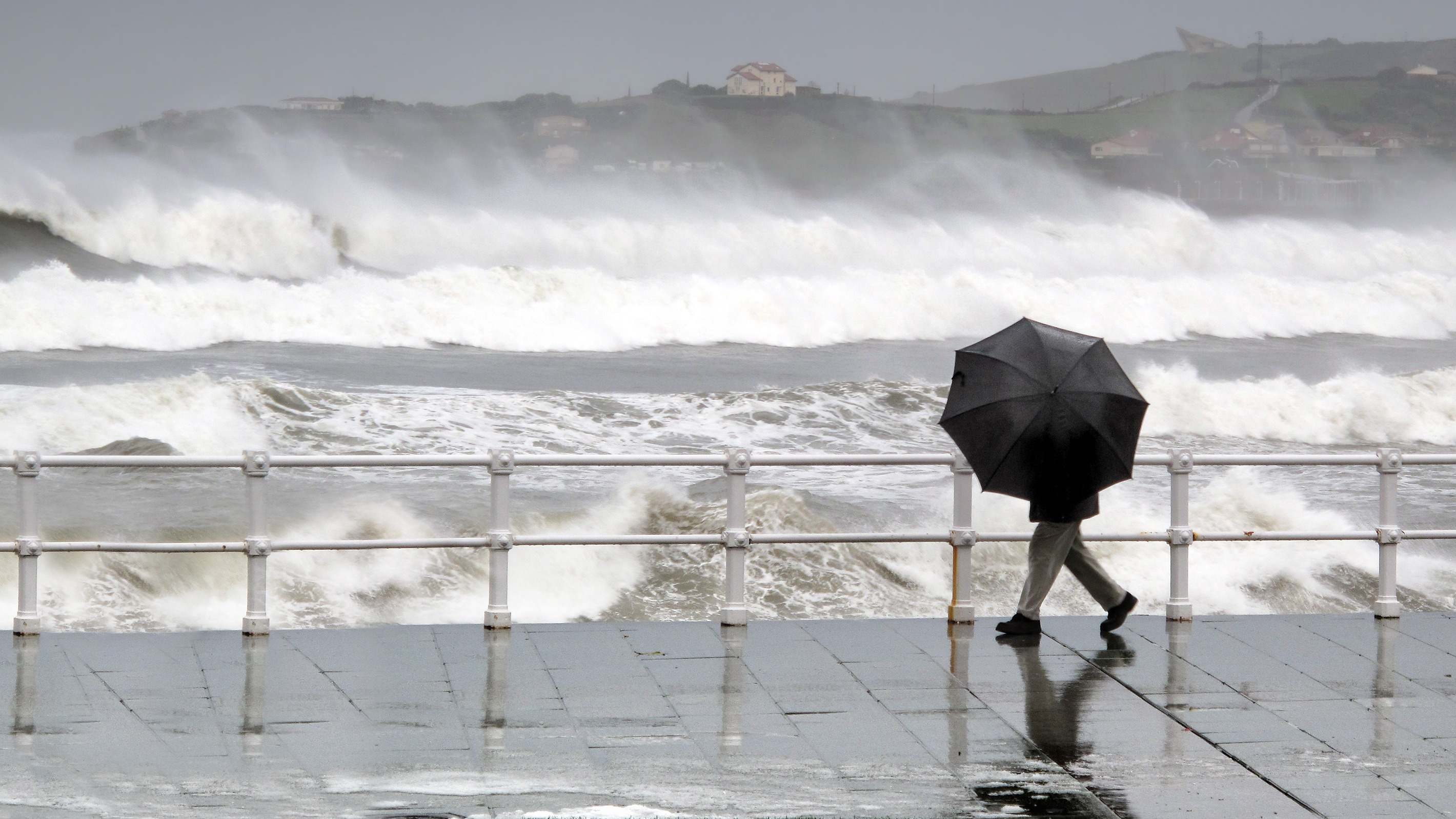 Lluvias y temporal en Galicia. / Foto: iStock