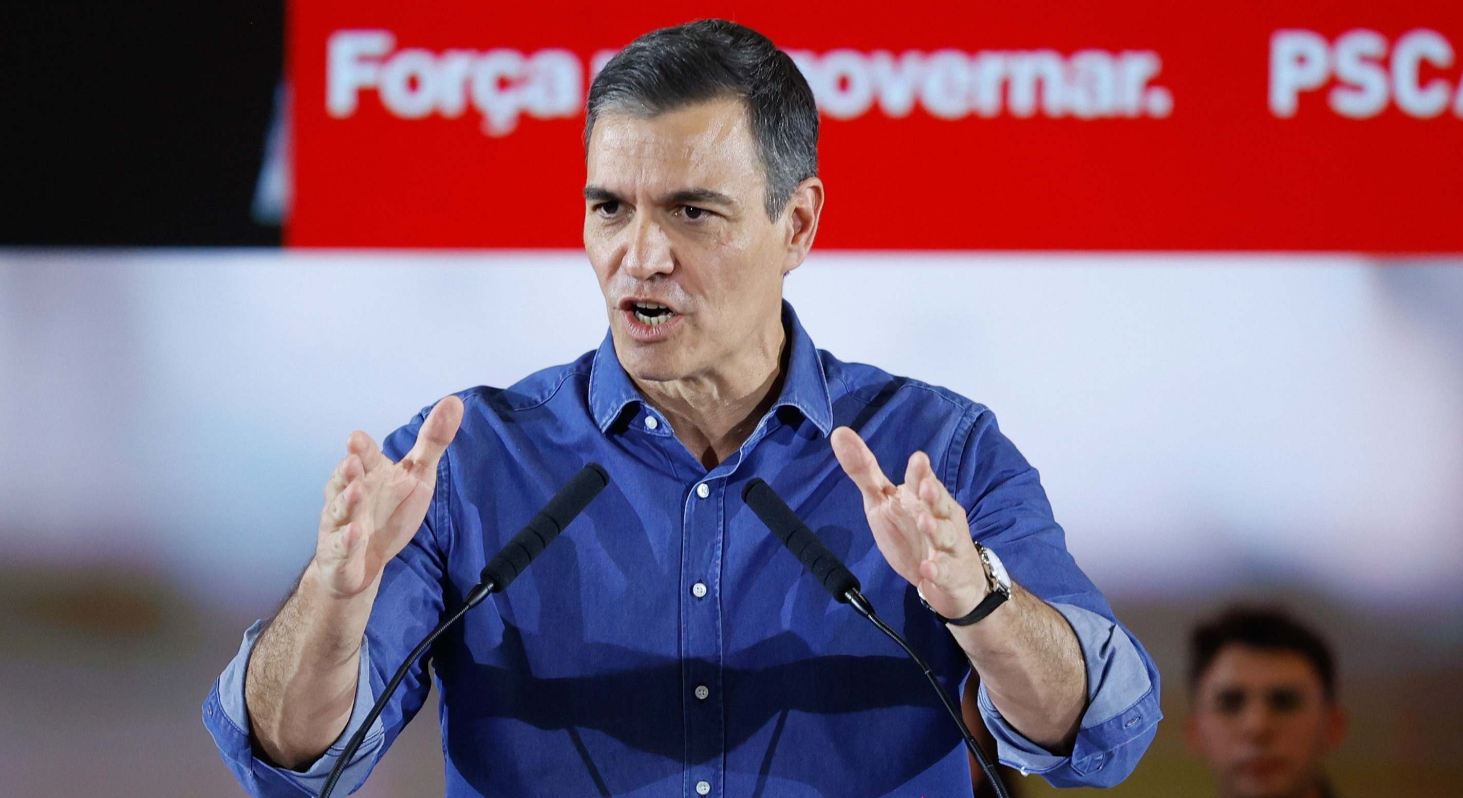 El presidente del Gobierno, Pedro Sánchez