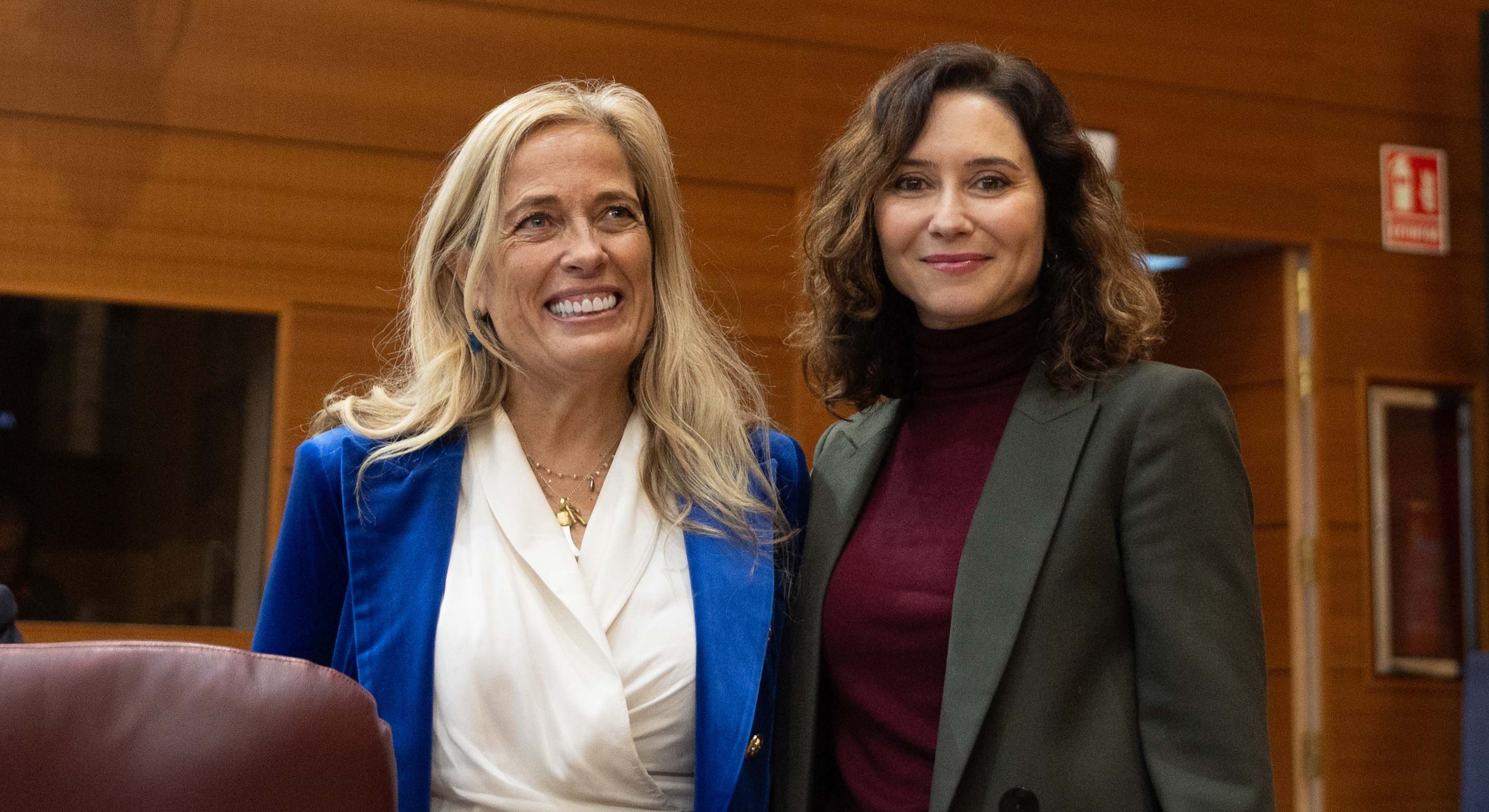 Isabel Díaz Ayuso, junto a Rocío Albert en una foto de archivo