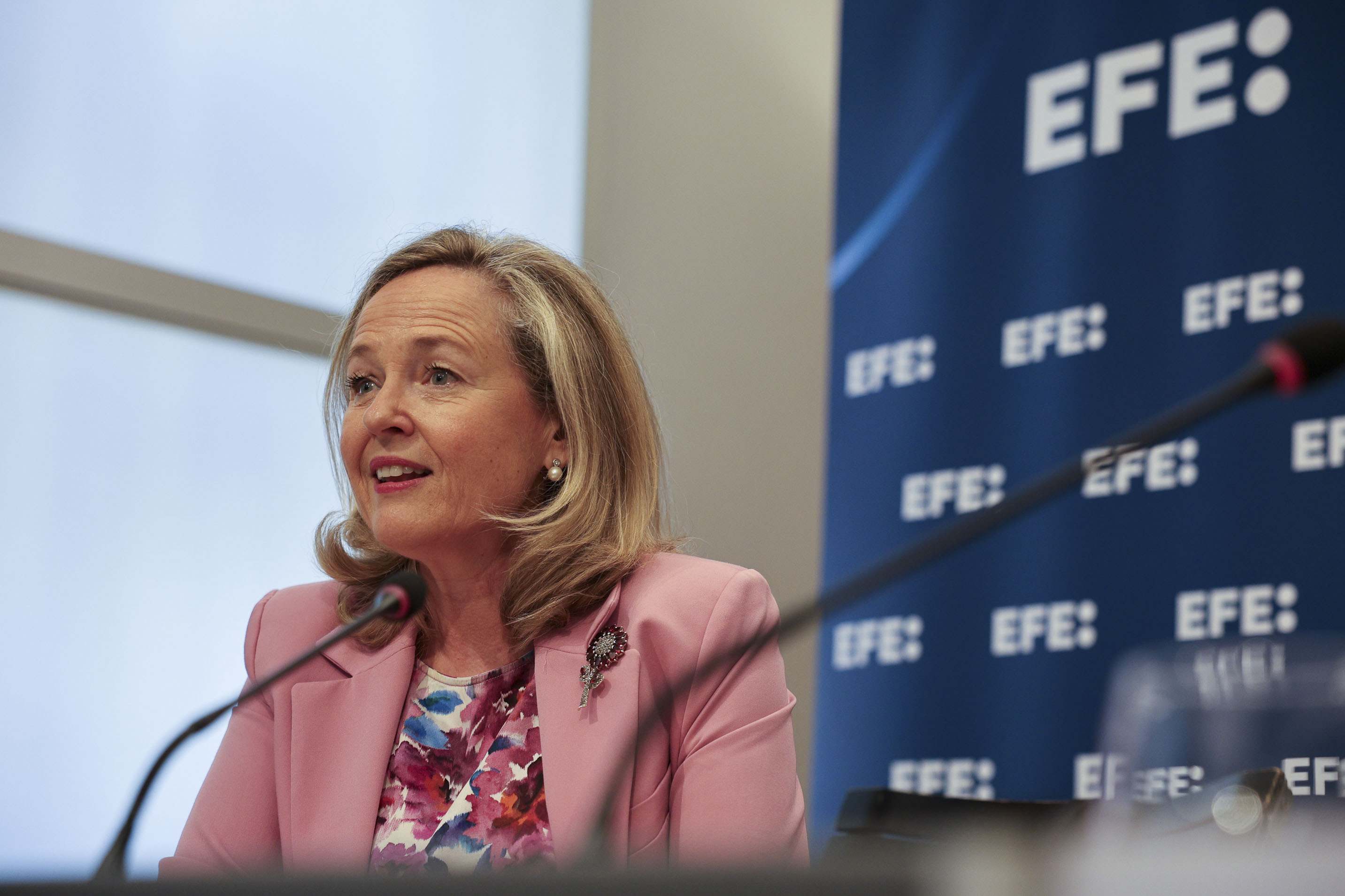 La presidenta del Banco Europeo de Inversiones, Nadia Calviño