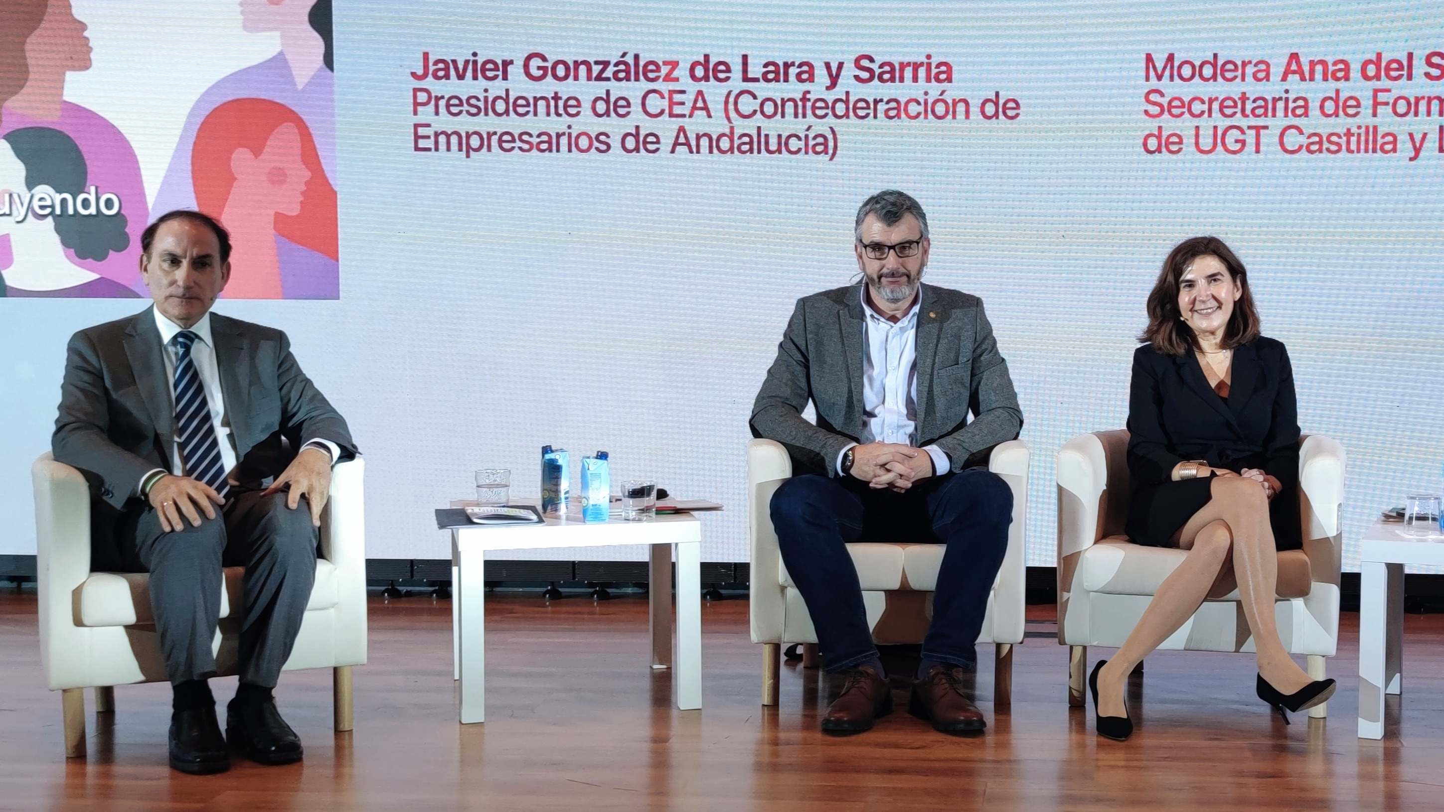 Javier González de Lara, Oskar Martín y Rocío Blanco