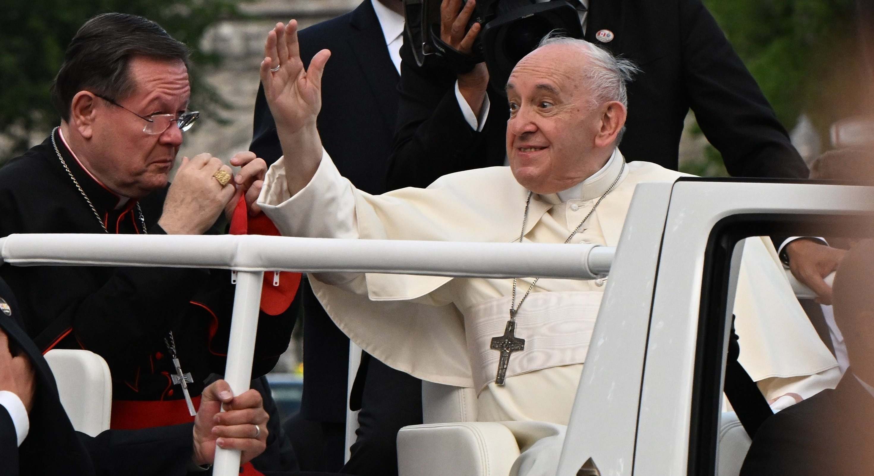 El papa Francisco durante su visita a Canadá, en 2022. / Nathan Denette (Canadian Press vi/DPA)