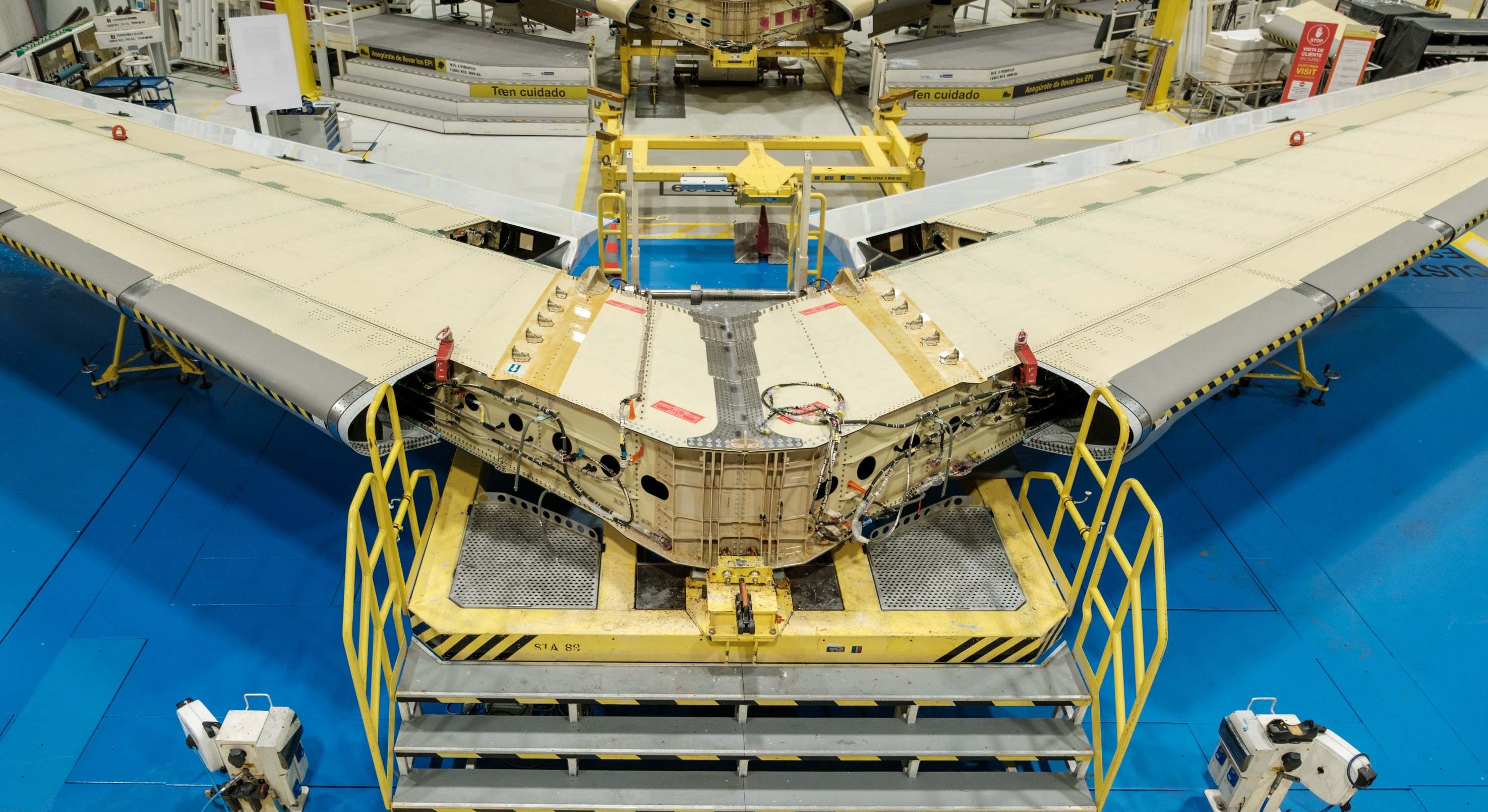 Primer HTP del A350F. / Foto: Airbus