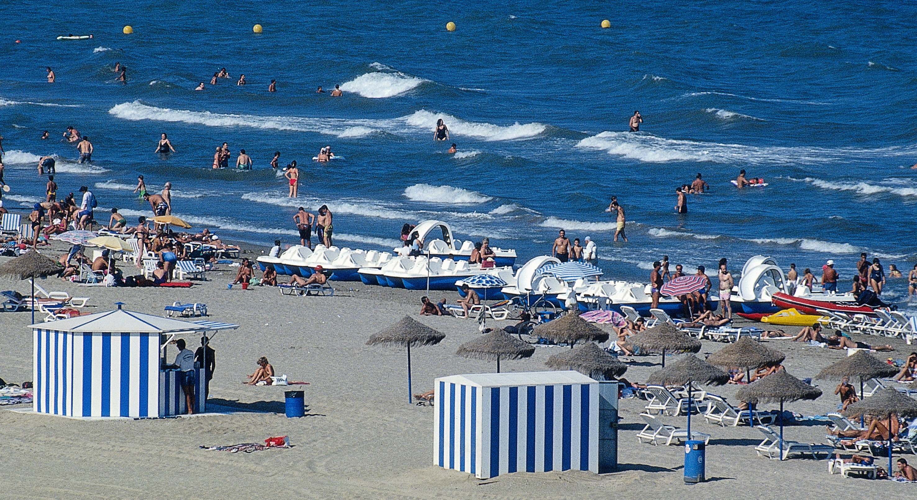 La playa de Las Arenas en Valencia.