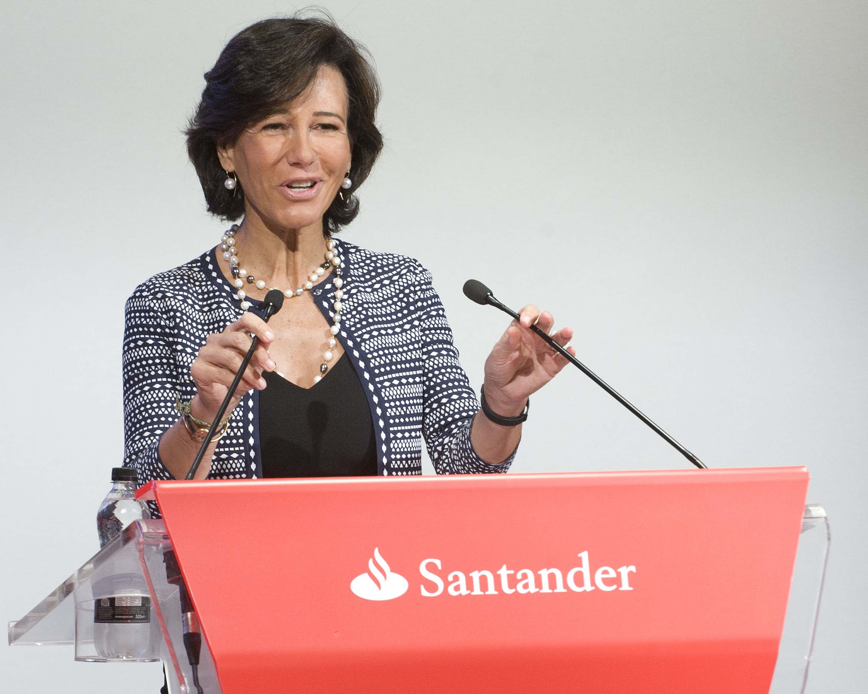 Ana Botín, presidente de Banco Santander