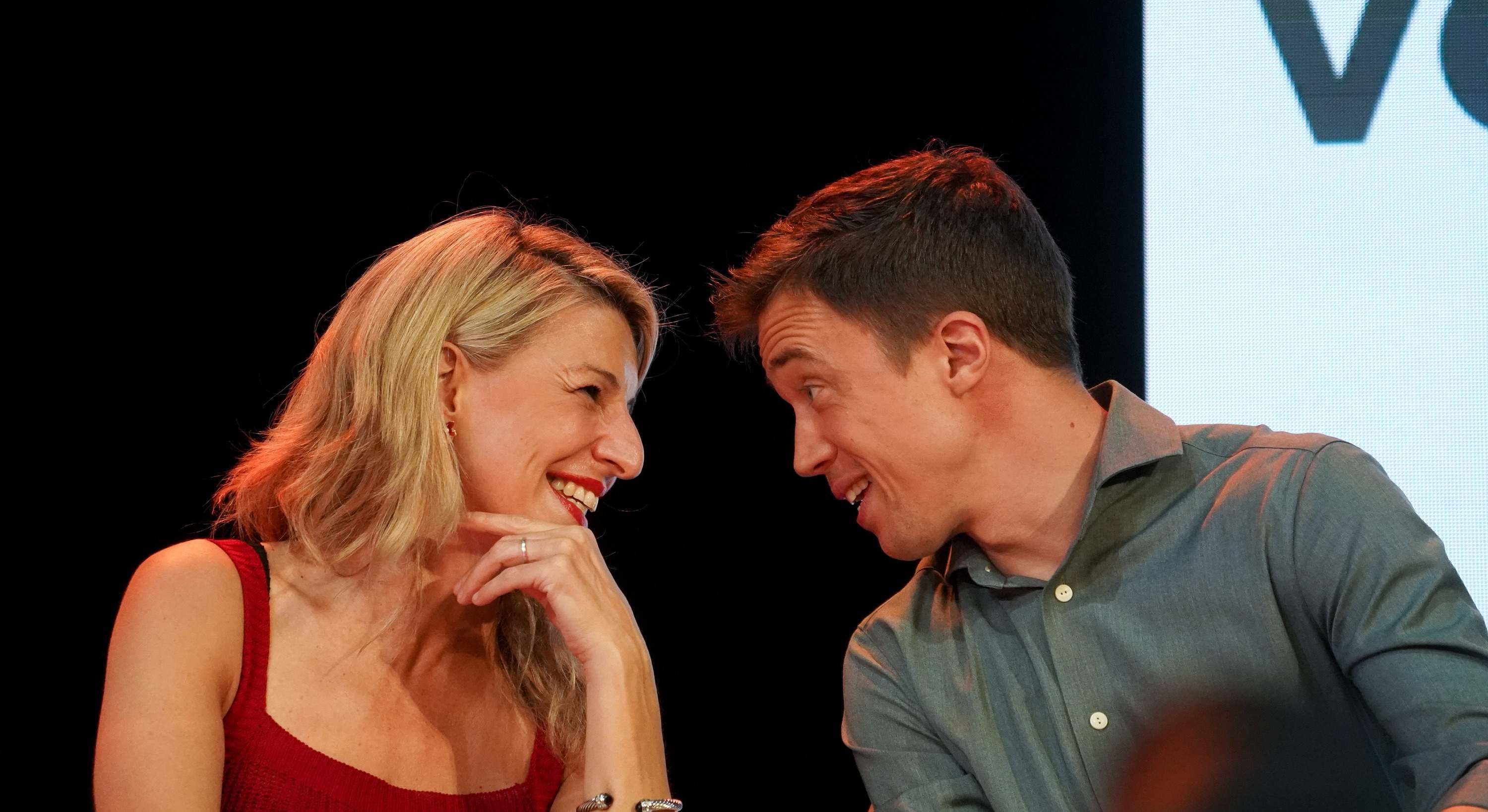 Yolanda Díaz e Íñigo Errejón.