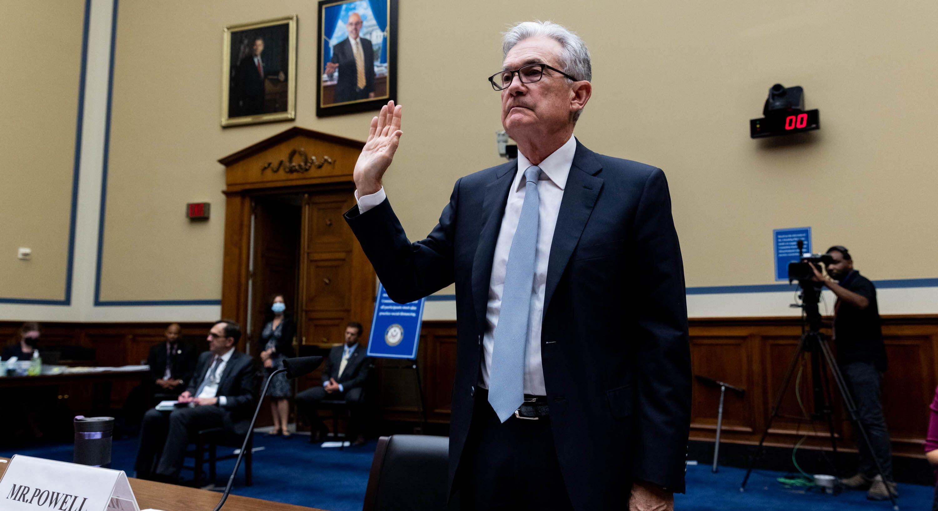 Jerome Powell, presidente de la Fed 