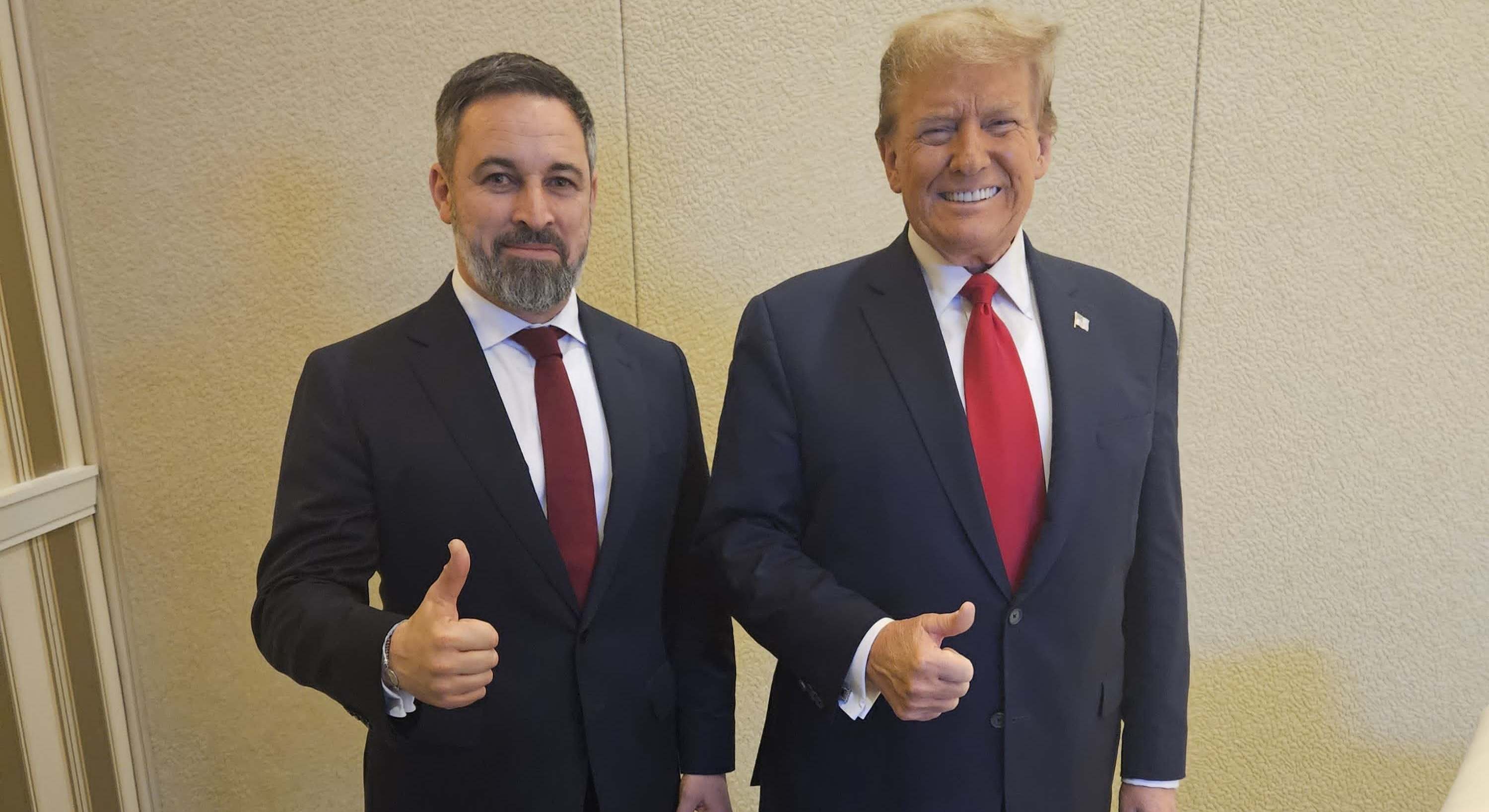 Santiago Abascal y Donald Trump