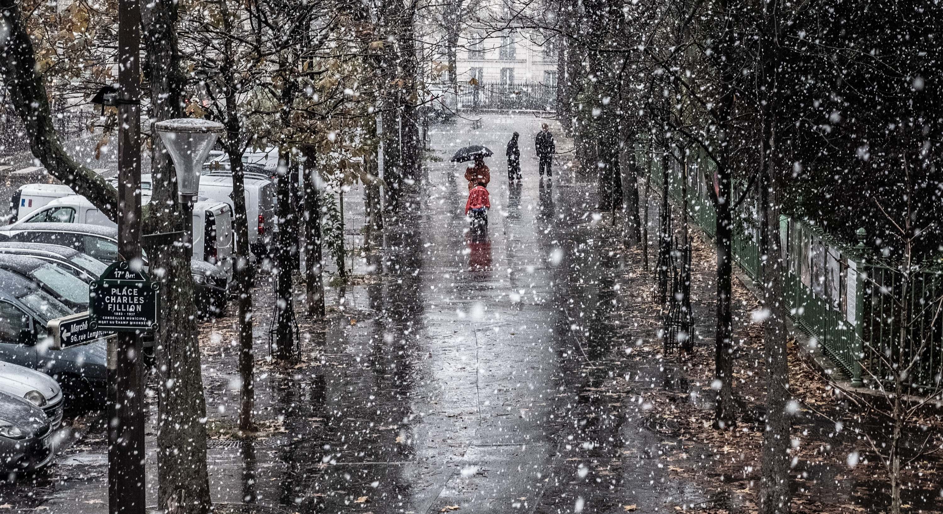Nieve en Francia