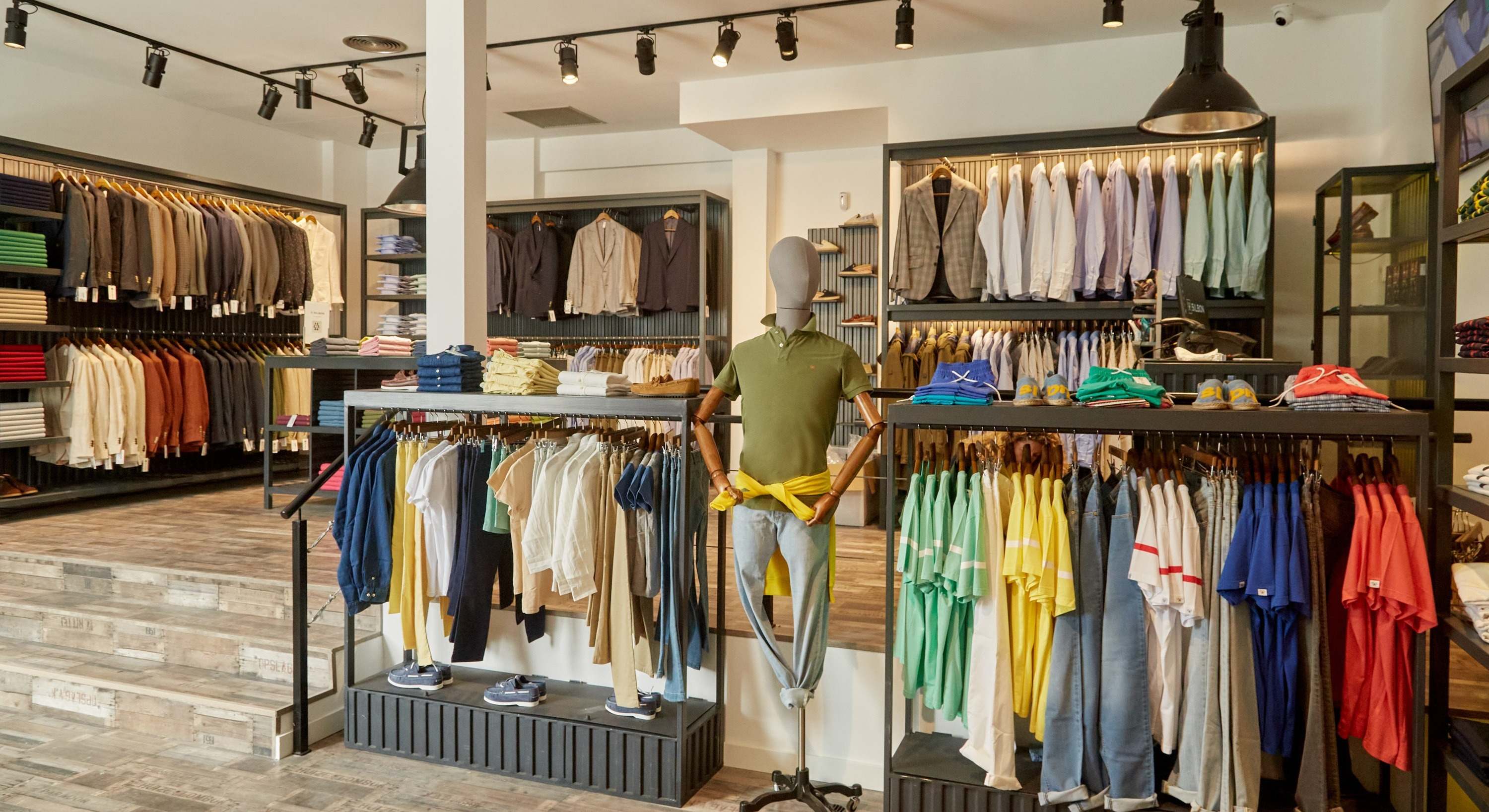 Local de la firma de moda masculina Silbon.
