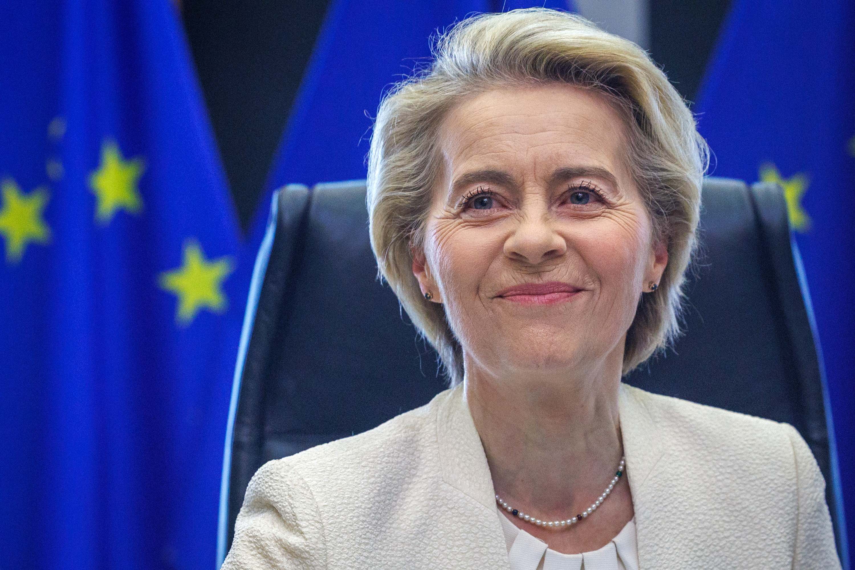 La presidenta de la Comisión Europea, Ursula von der Leyen.