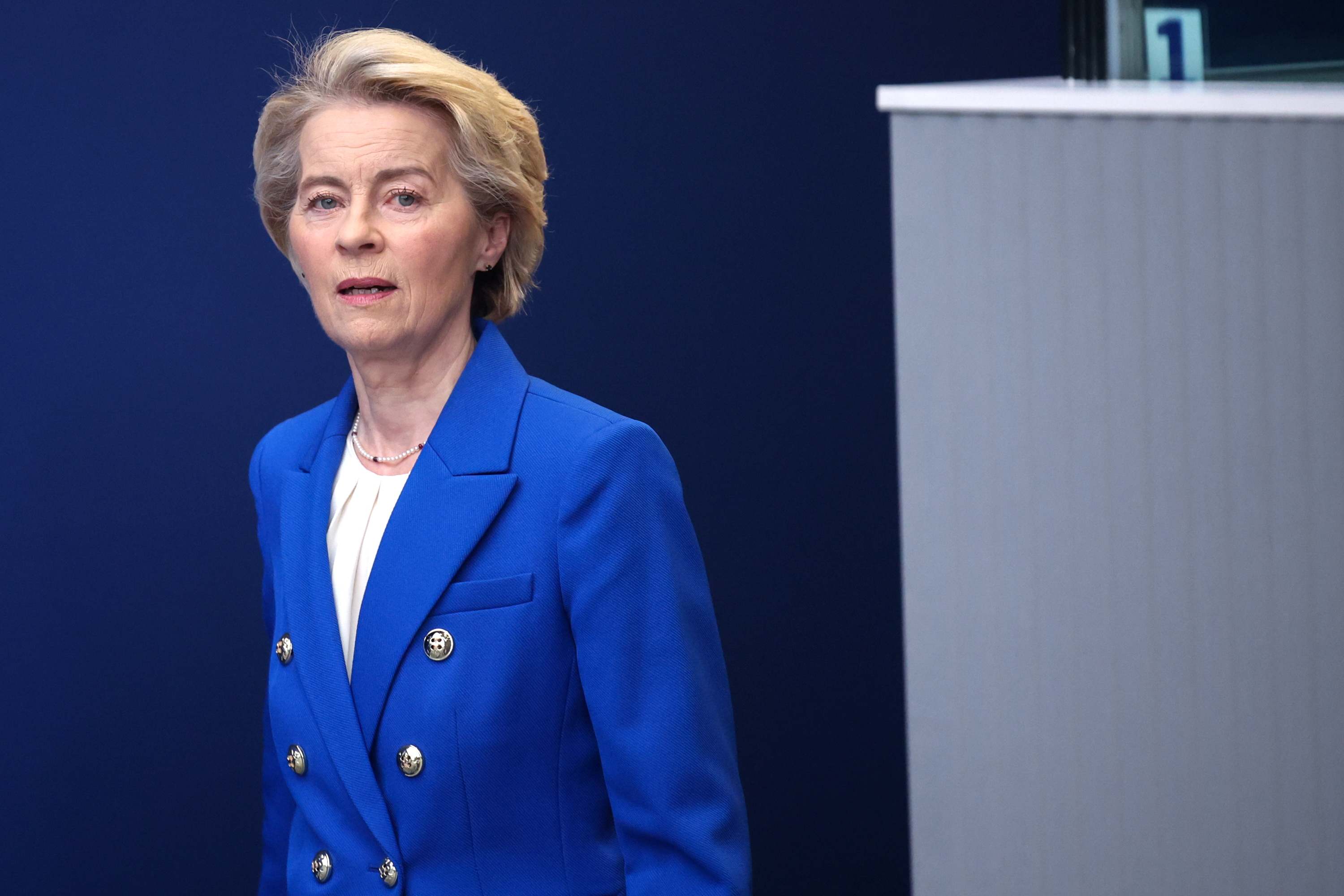 La presidenta de la Comisión Europea, Ursula von der Leyen.