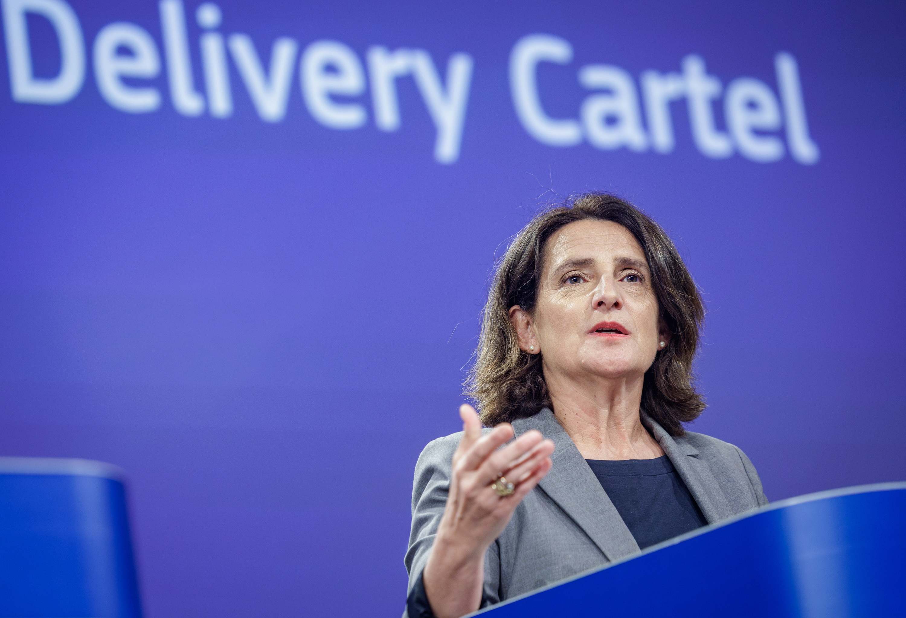 La vicepresidenta comunitaria a cargo de Competencia, Teresa Ribera