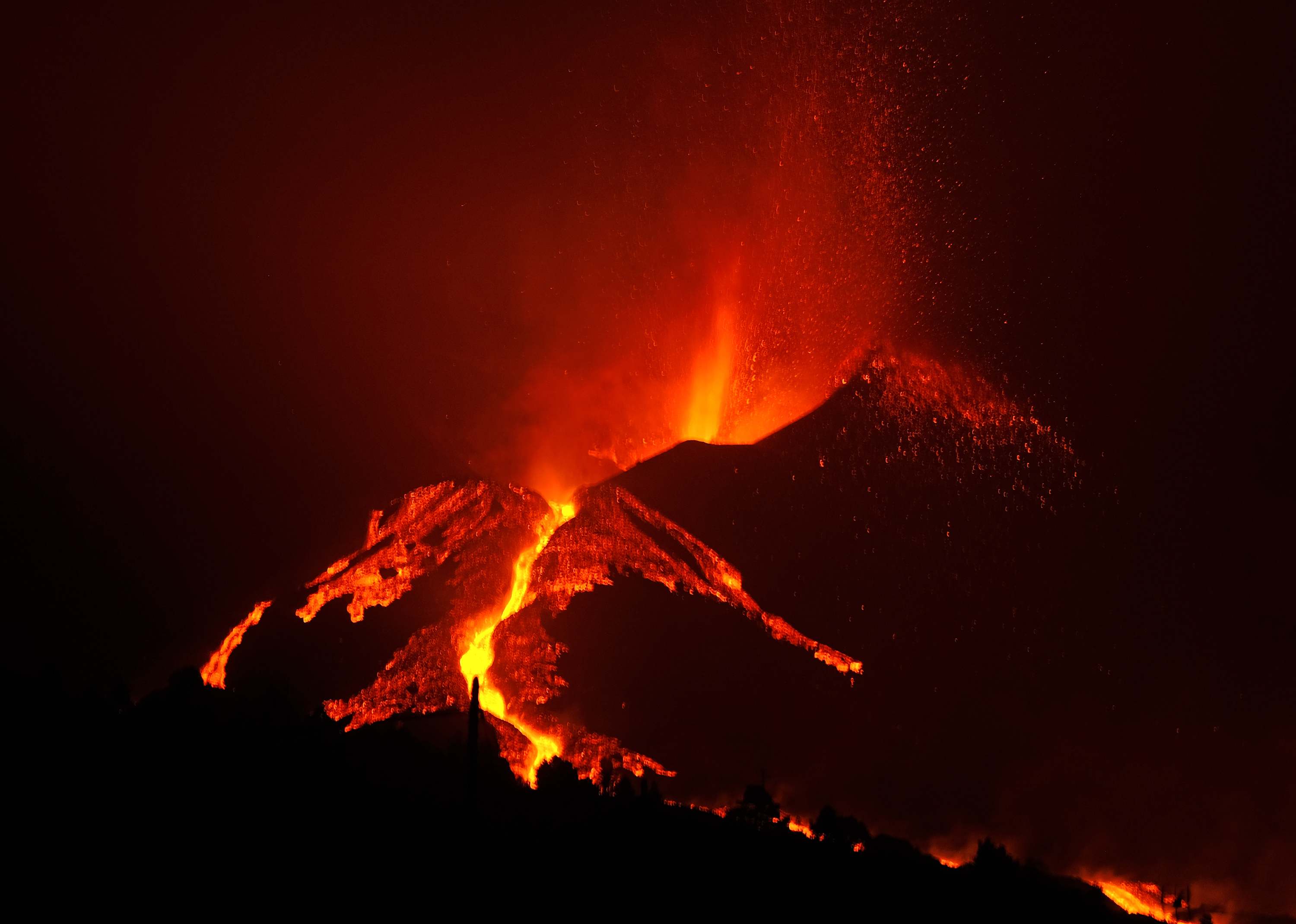 El volcán de La Palma entró en erupción en 2021