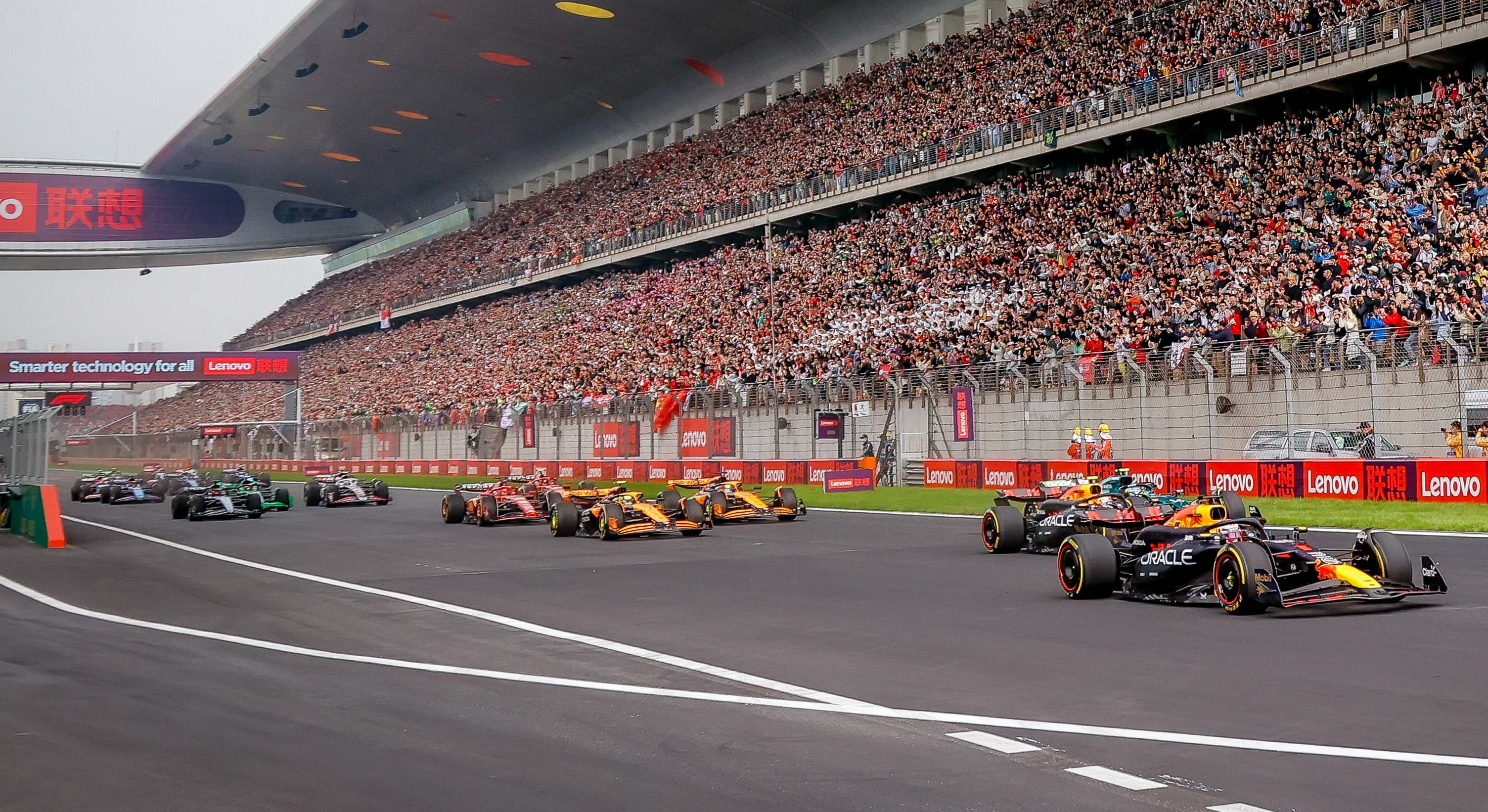 Salida del GP de China 2024 de Fórmula 1