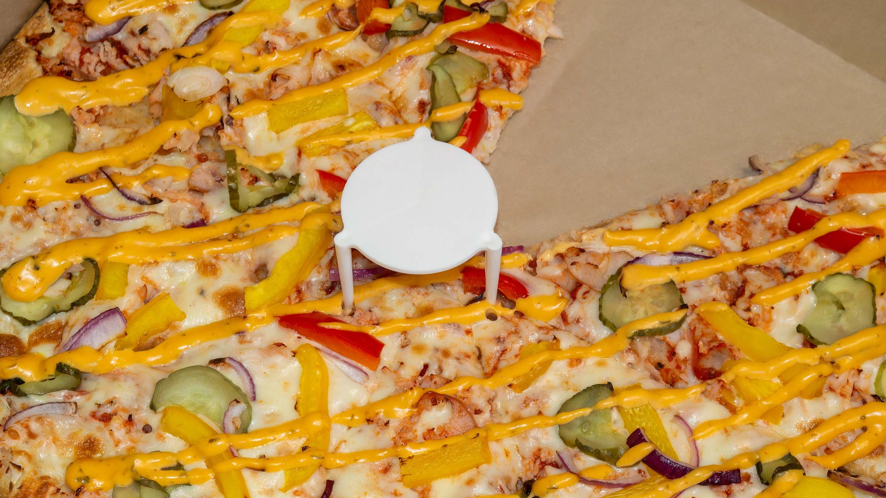 Trípode de plástico para pizza