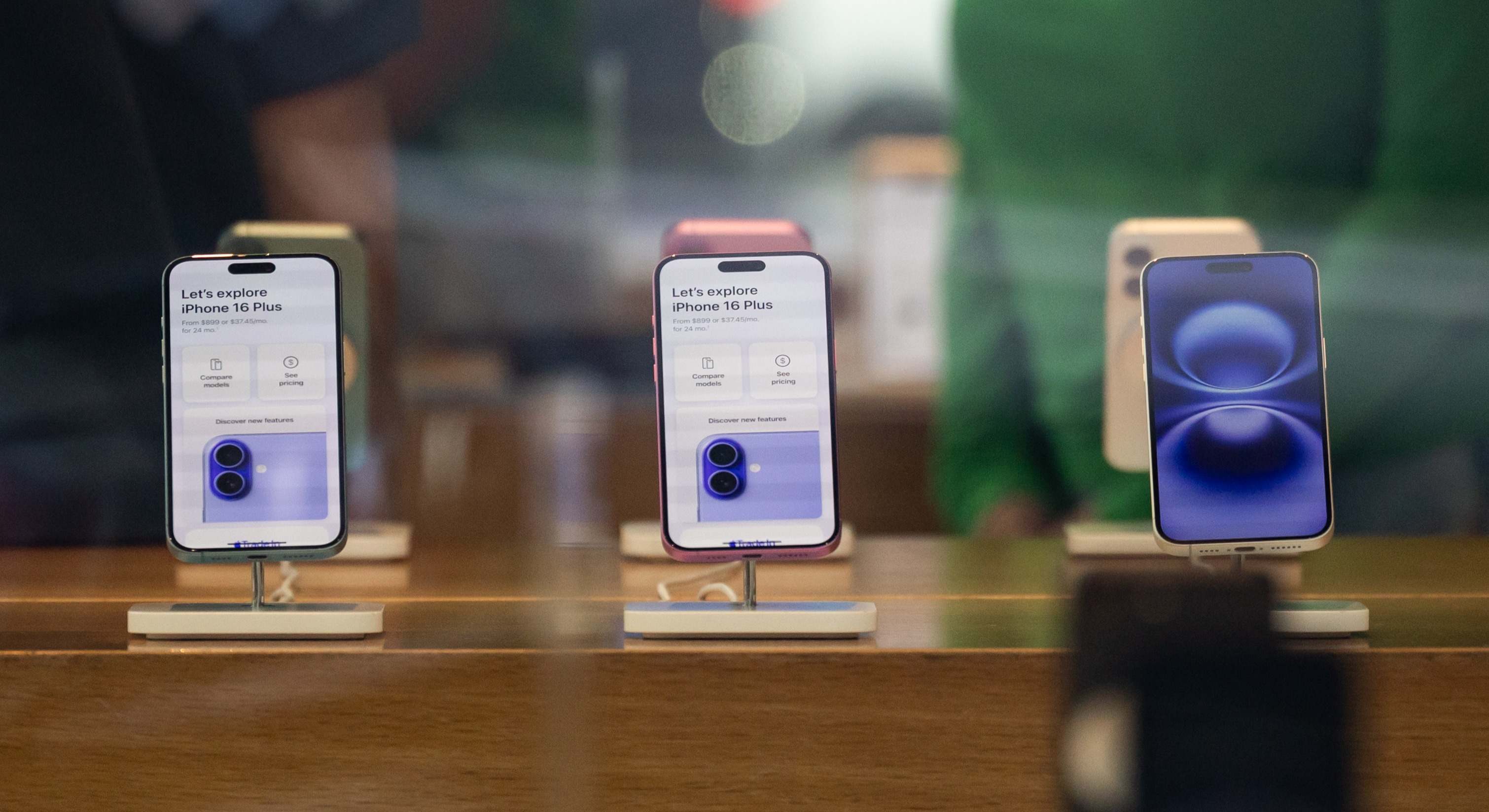 Una Apple store en Nueva York. Foto: Bloomberg