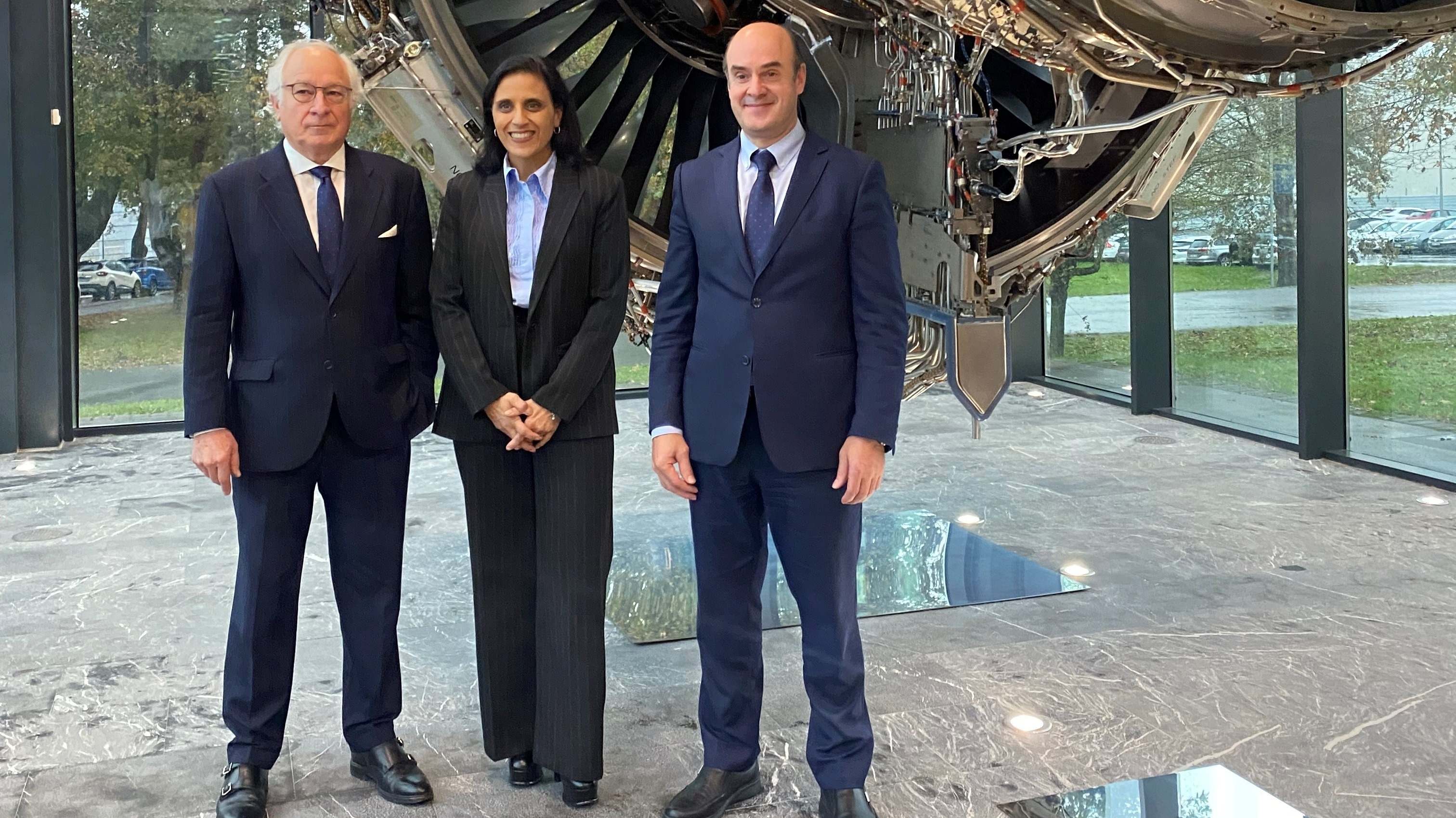 Juan María Nin, Eva Azoulay y Carlos Alzola.