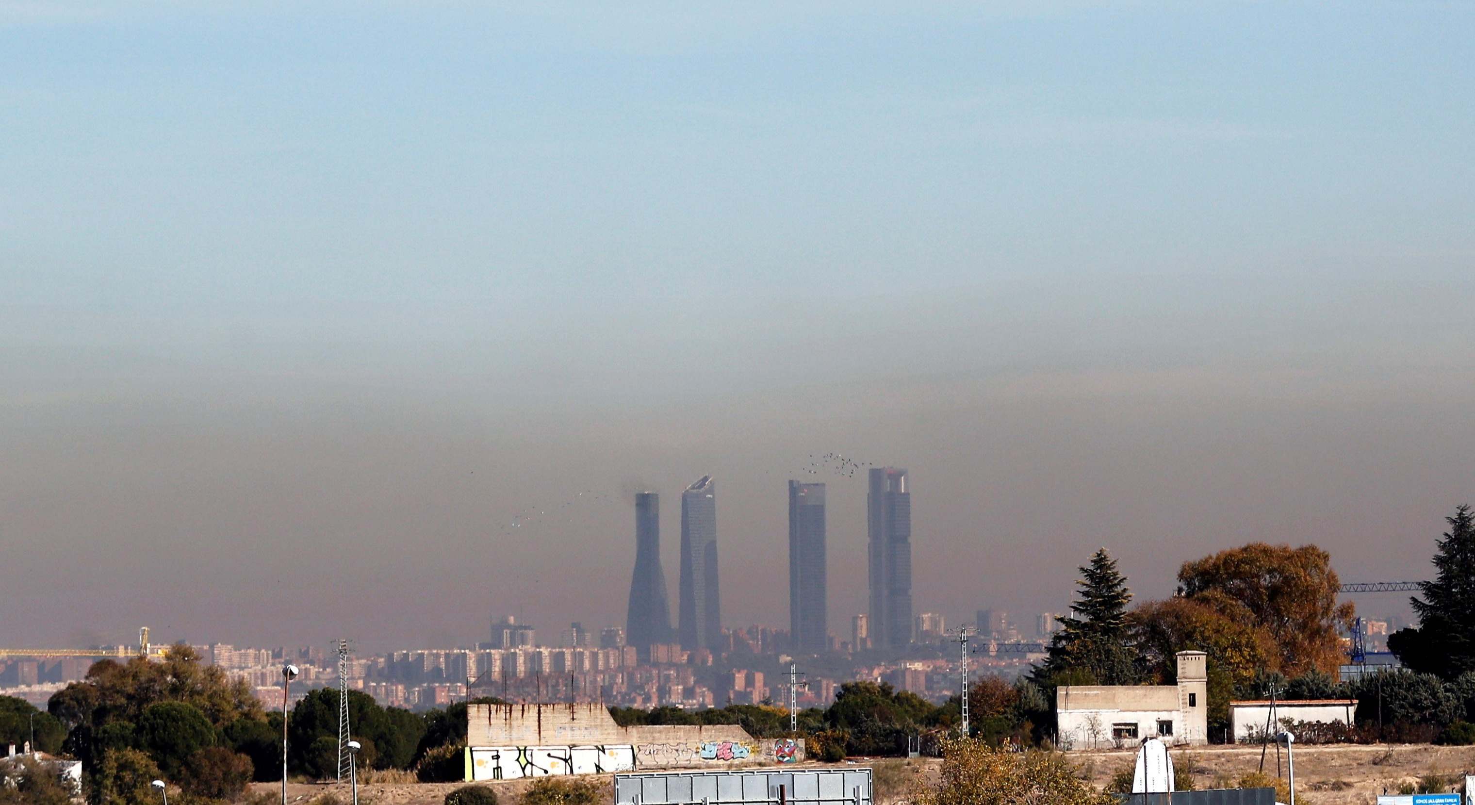 Aire de Madrid contaminado