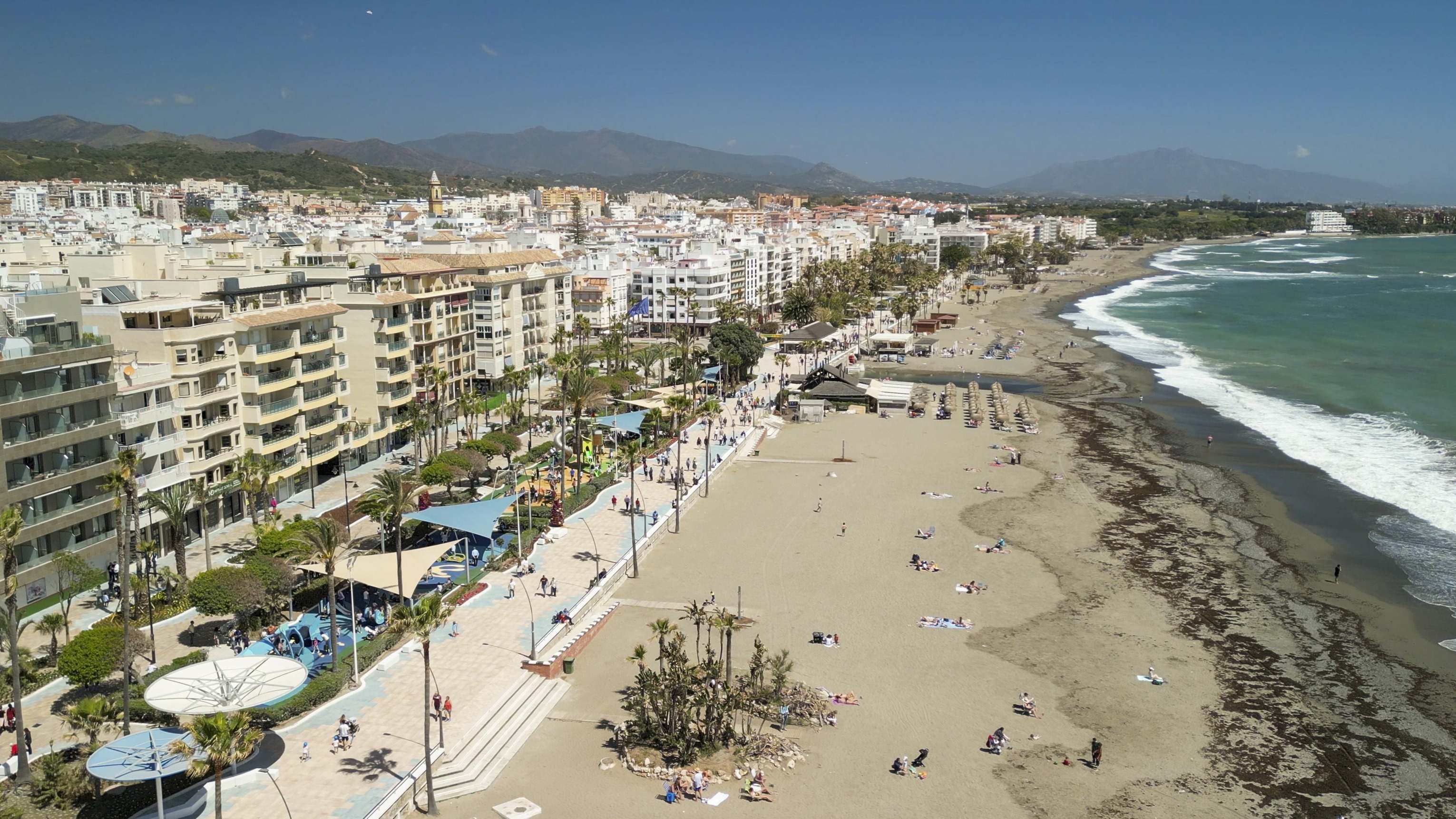Vista aérea de Estepona, Andalucía | iStock
