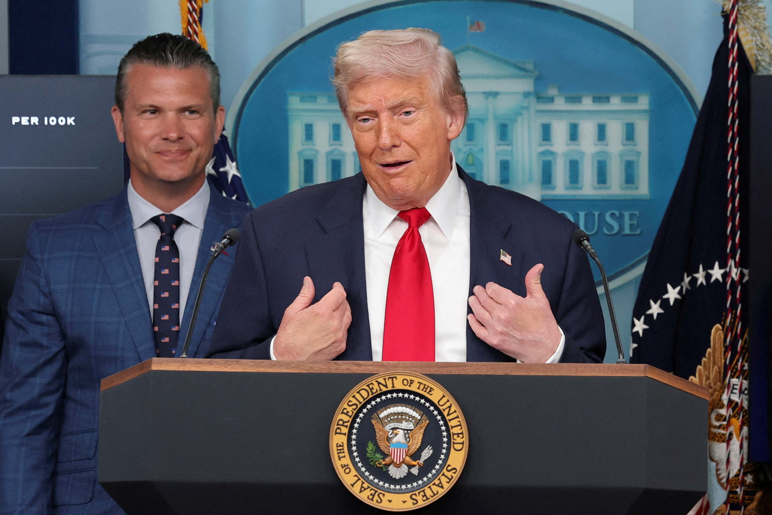 El presidente de EEUU, Donald Trump