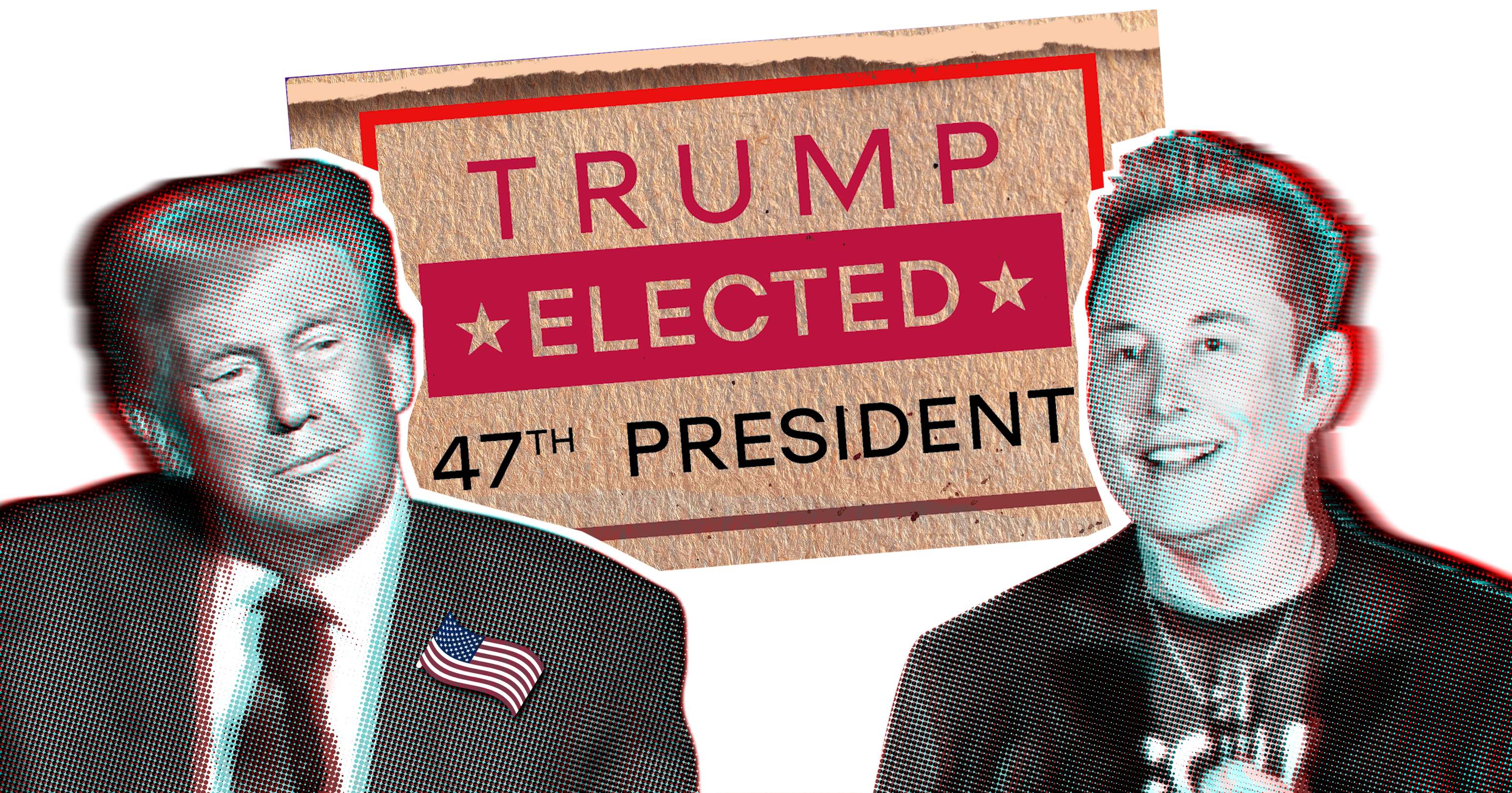 El hombre más rico del mundo, Elon Musk y Donald Trump, presidente de EEUU